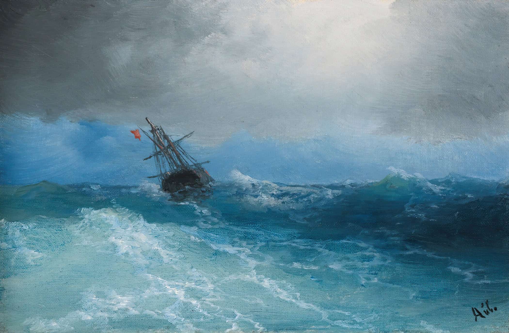Gathering Storm by Ivan Konstantinovich Aivazovsky - Image 2