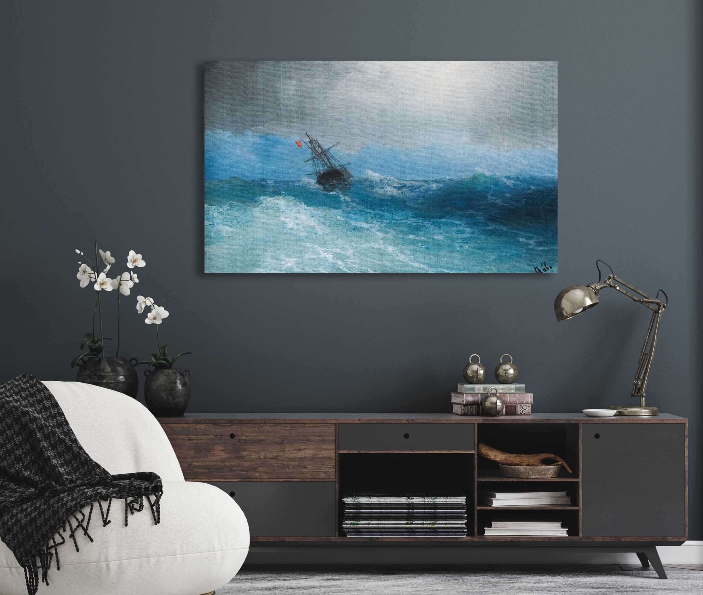 Gathering Storm by Ivan Konstantinovich Aivazovsky - Image 5