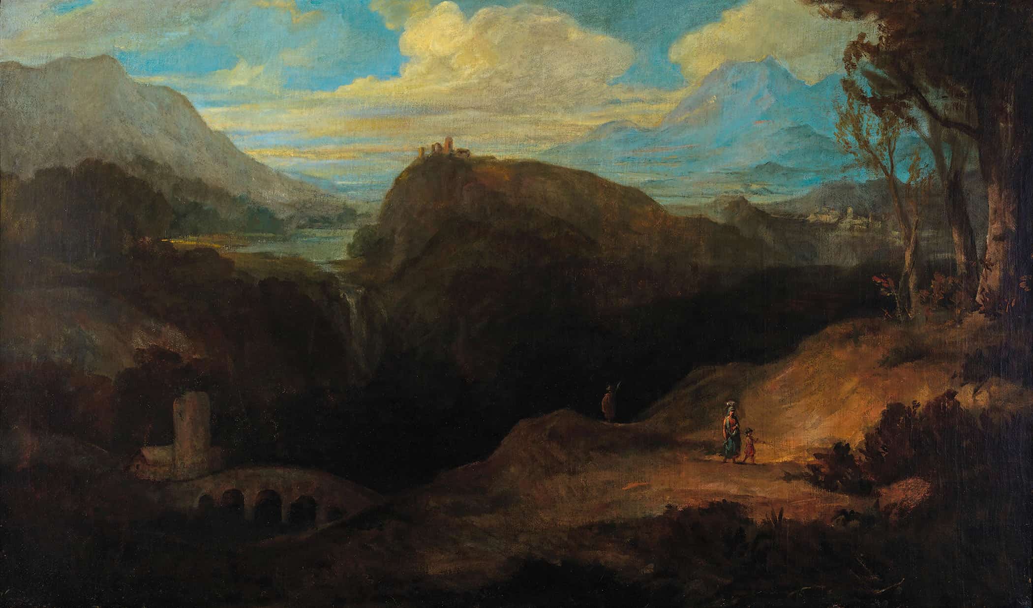 Gebirgslandschaft by Friedrich Von Amerling - Image 2