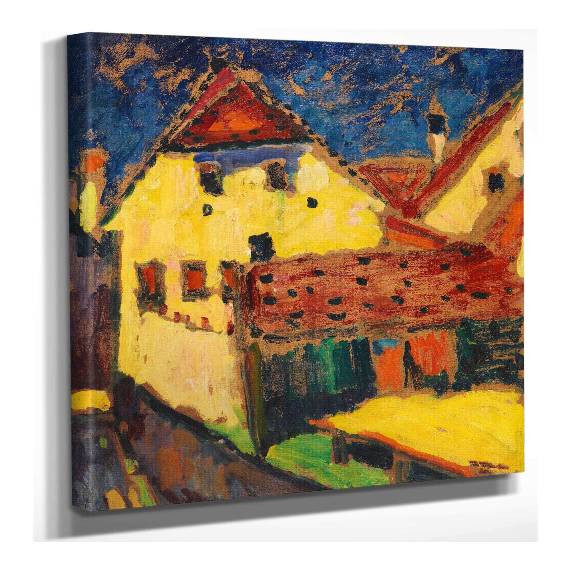 Gelbe Hauser by Alexej Von Jawlensky