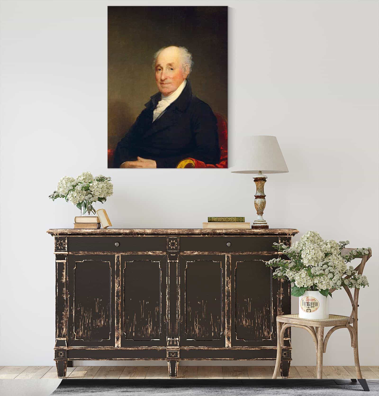 General Amasa Davis by Gilbert Stuart - Image 4