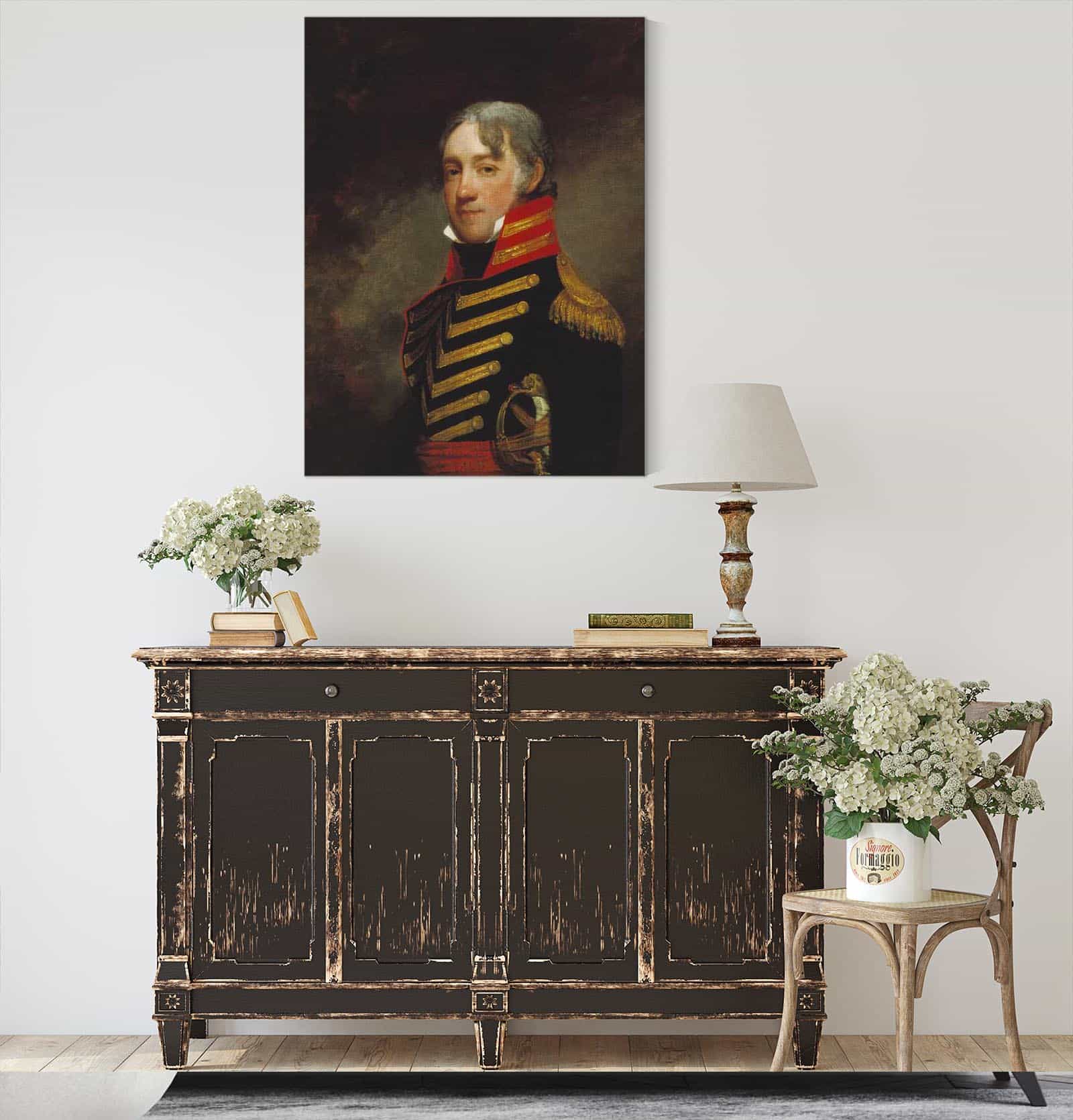 General John R Fenwick by Gilbert Stuart - Image 4