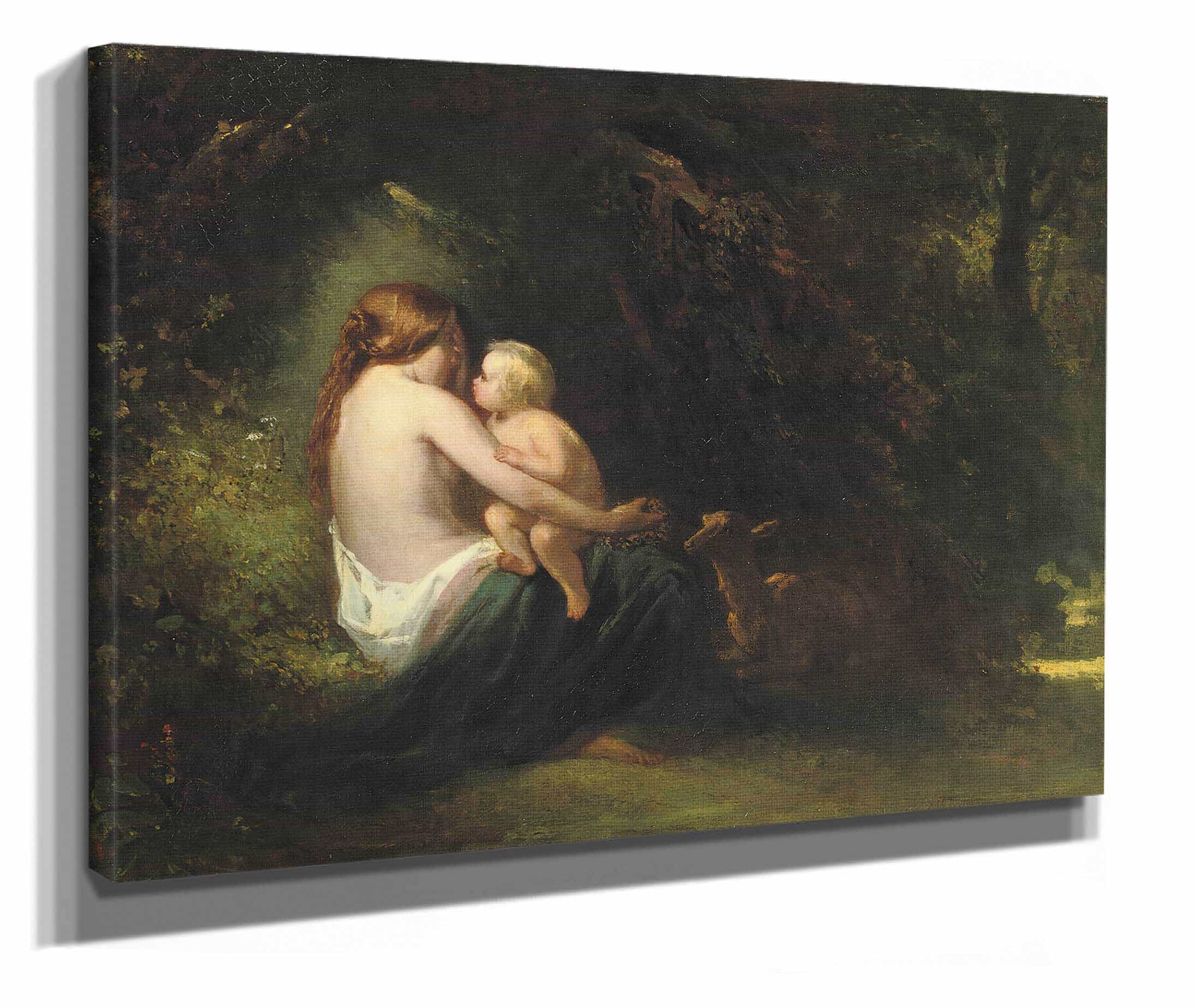 Genoveva A Legendary Beauty In The Forest by Jozef Israels - Image 2
