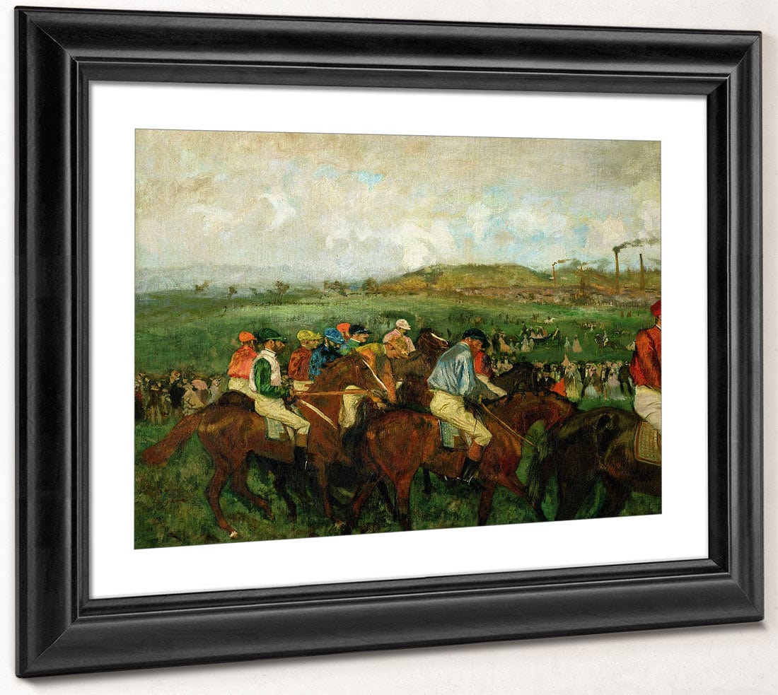 Gentlemen Race. Before The Departure By Edgar Degas - Image 4