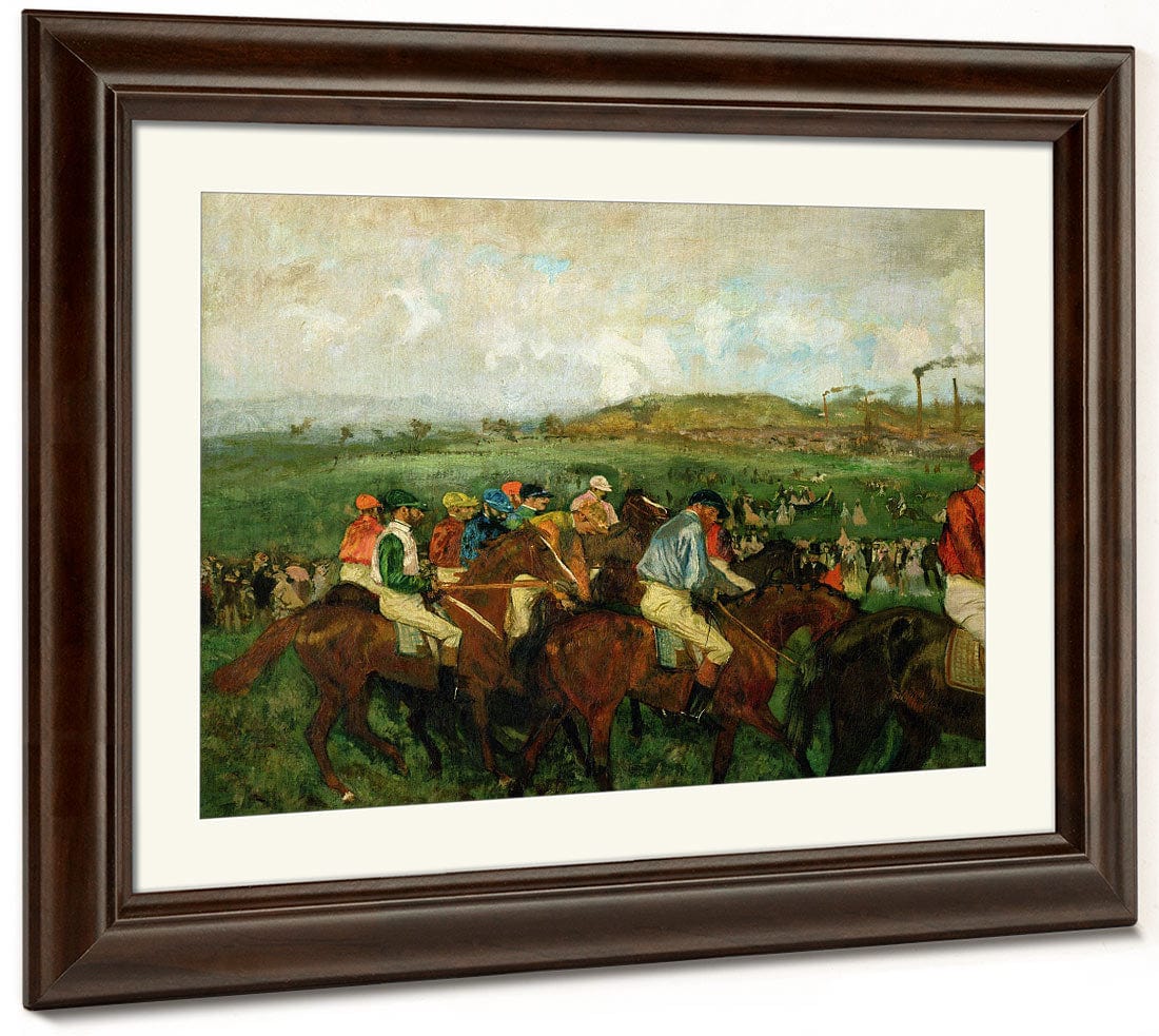 Gentlemen Race. Before The Departure By Edgar Degas - Image 5