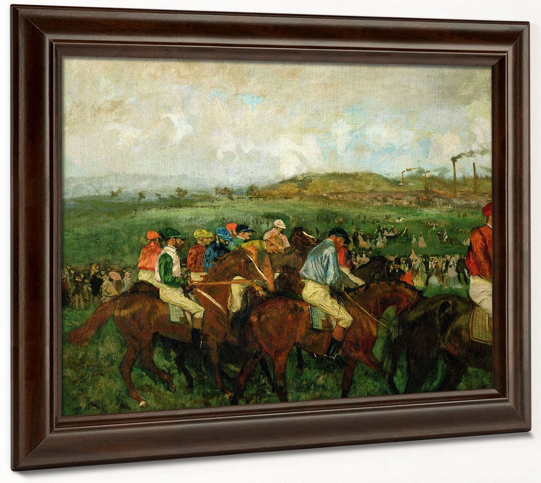 Gentlemen Race. Before The Departure By Edgar Degas - Image 6