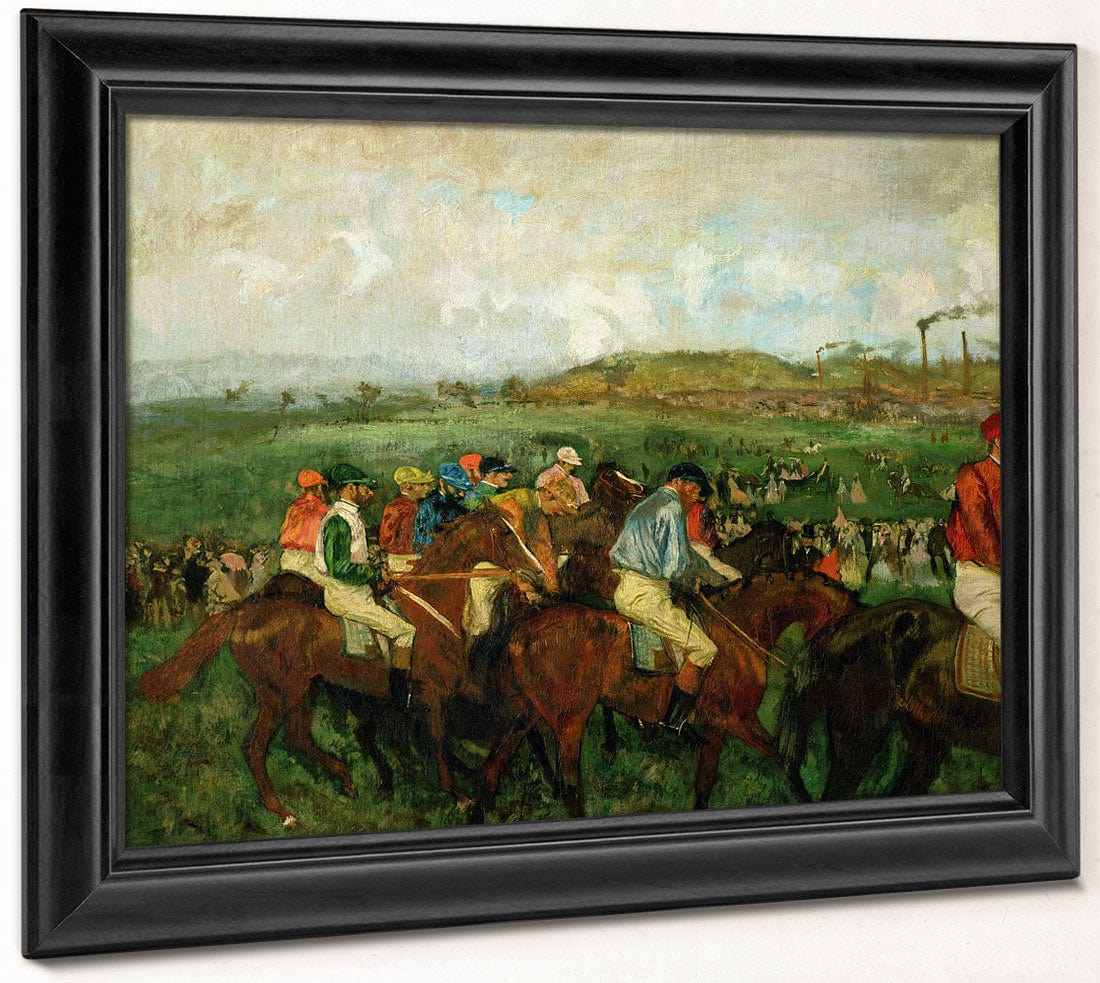 Gentlemen Race. Before The Departure By Edgar Degas - Image 8