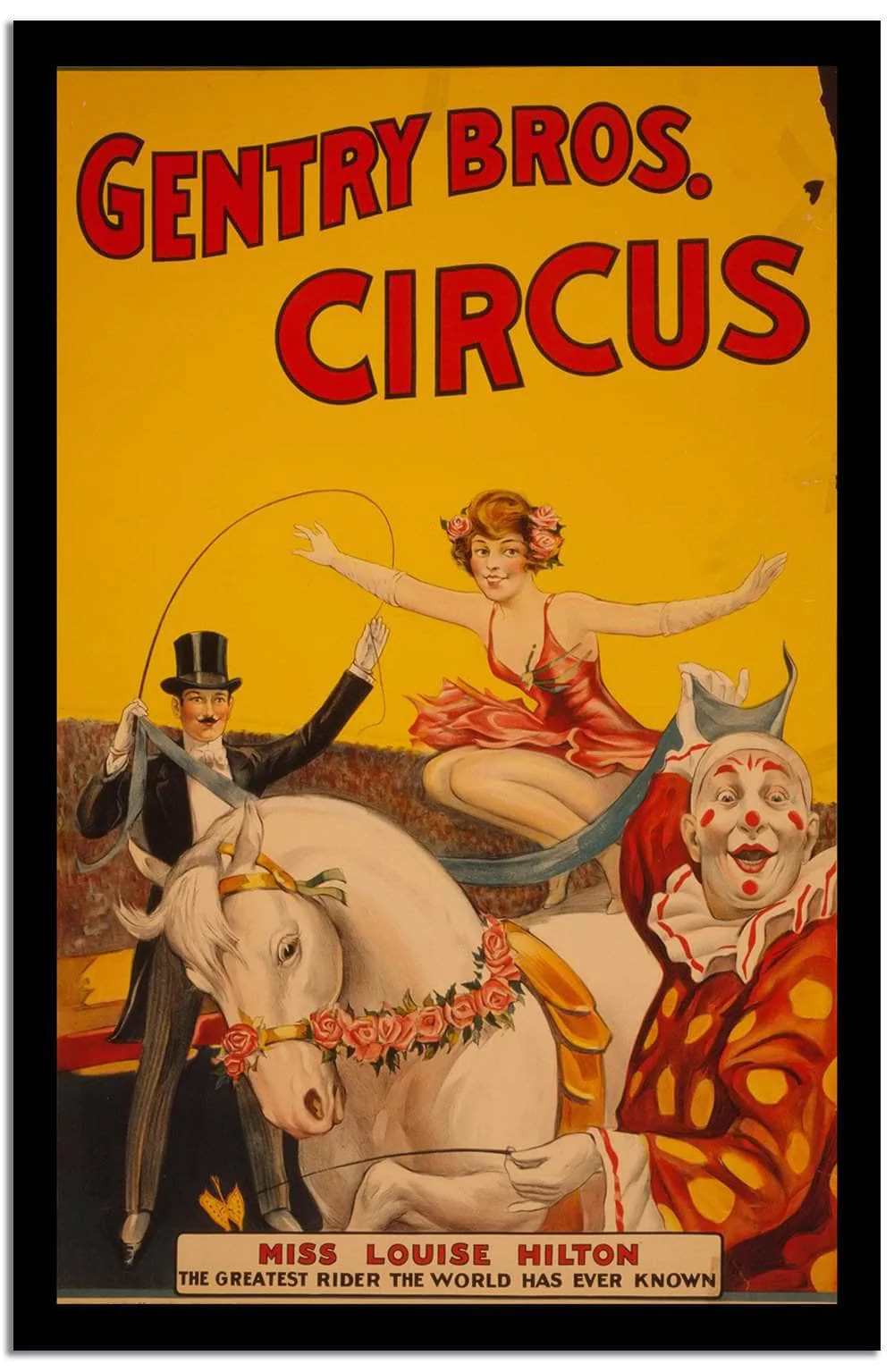 Gentry Bros Circus Vintage Poster - Image 2