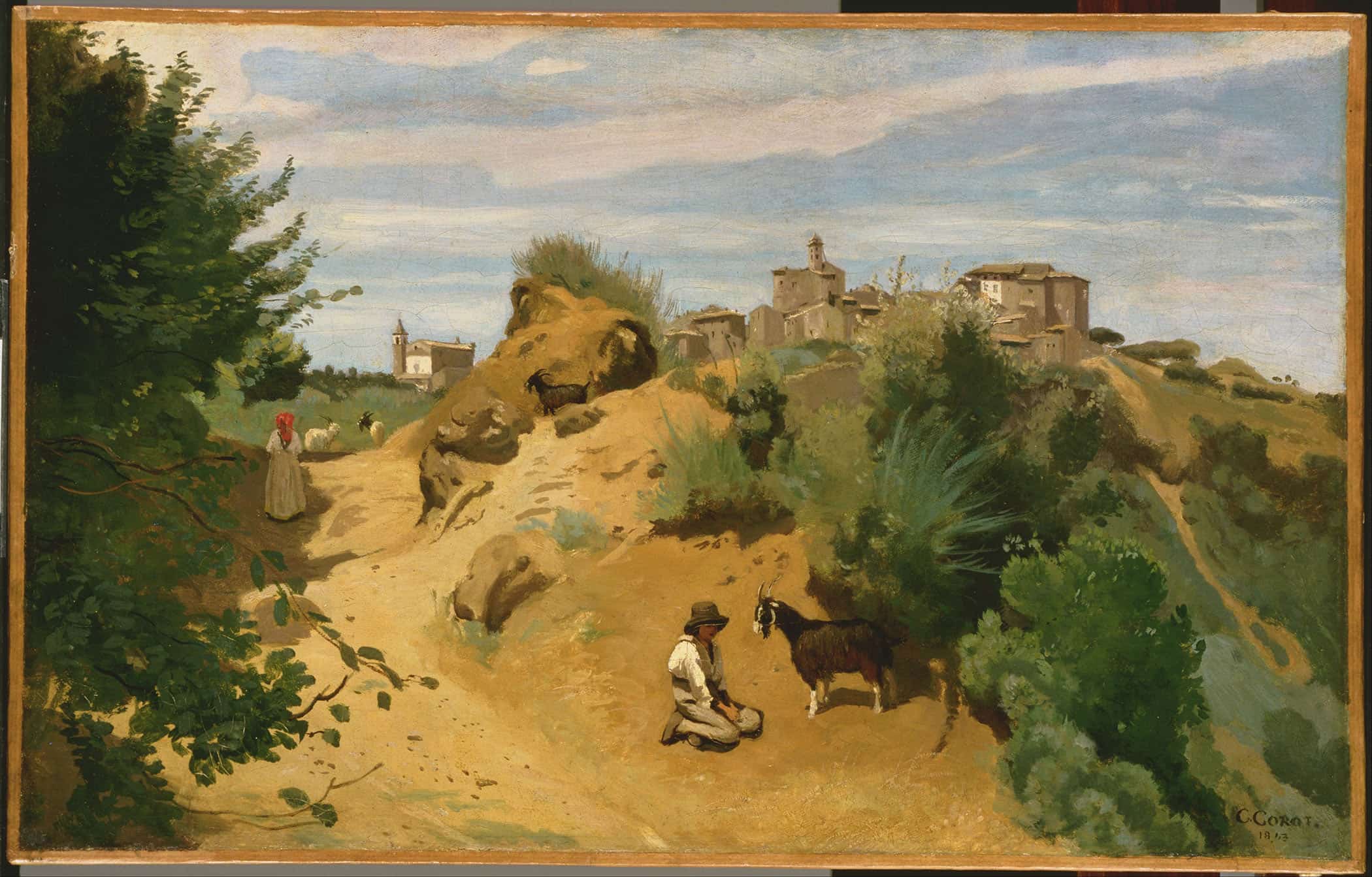 Genzano by Jean Baptiste Camille Corot - Image 2