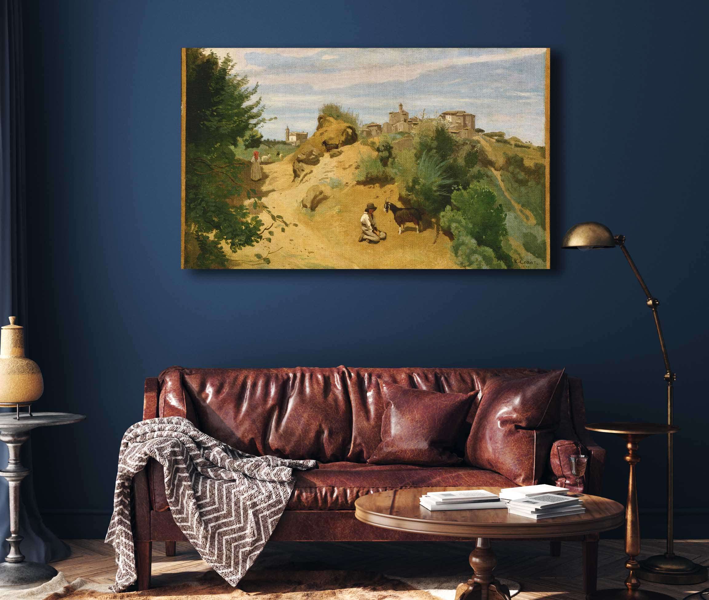 Genzano by Jean Baptiste Camille Corot - Image 4