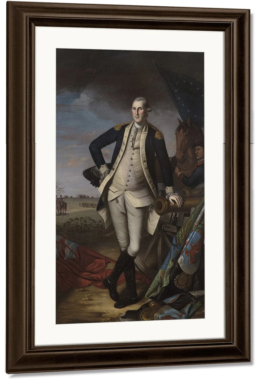 George Washington At The Battle Of Princeton 1 By Charles Willson Peale - Image 4