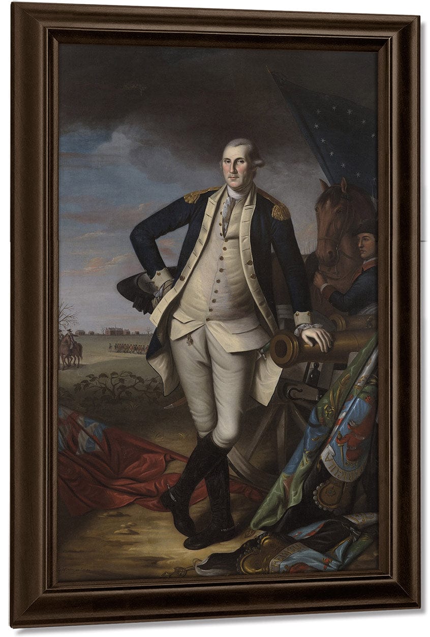 George Washington At The Battle Of Princeton 1 By Charles Willson Peale - Image 5
