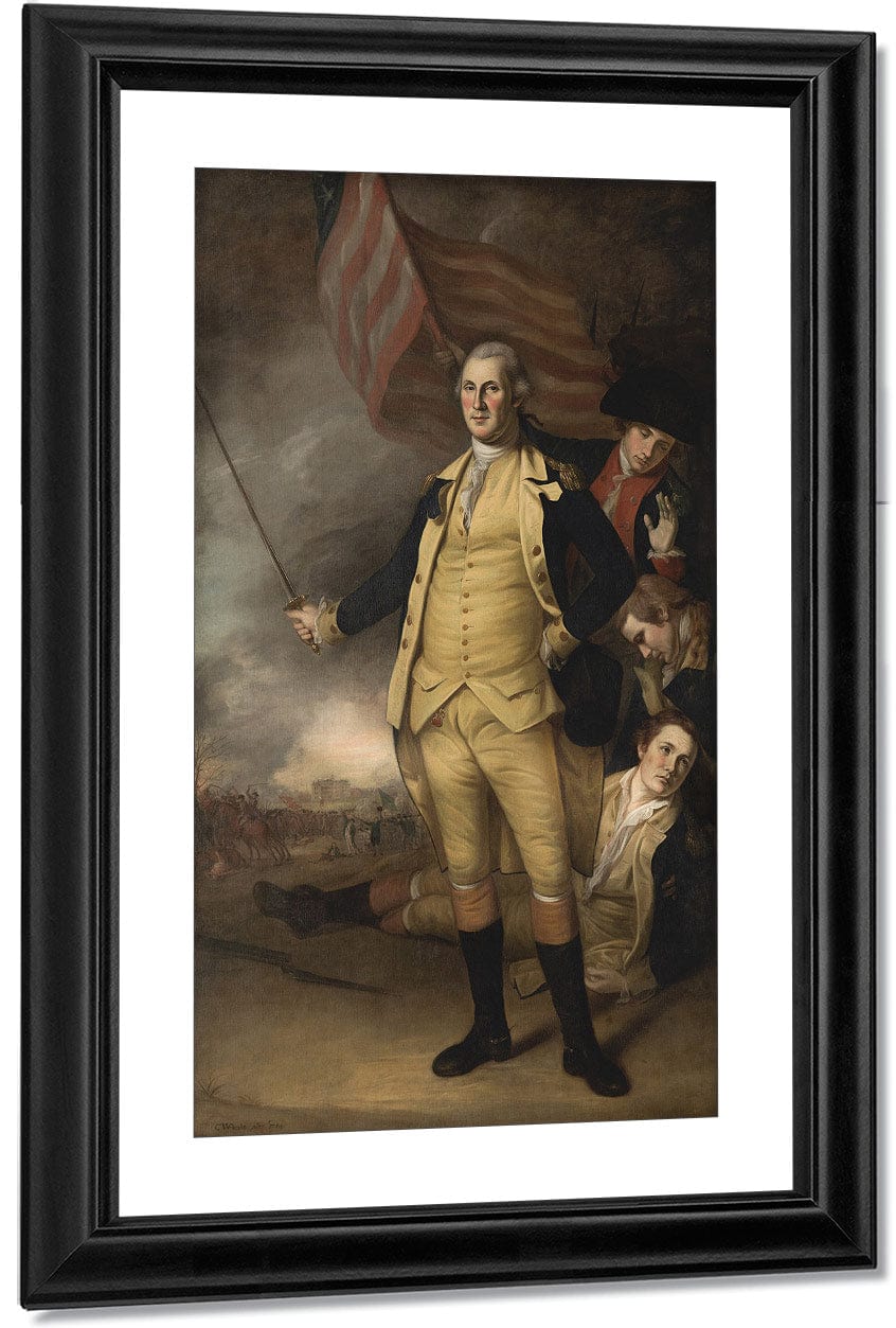 George Washington At The Battle Of Princeton By Charles Willson Peale - Image 3