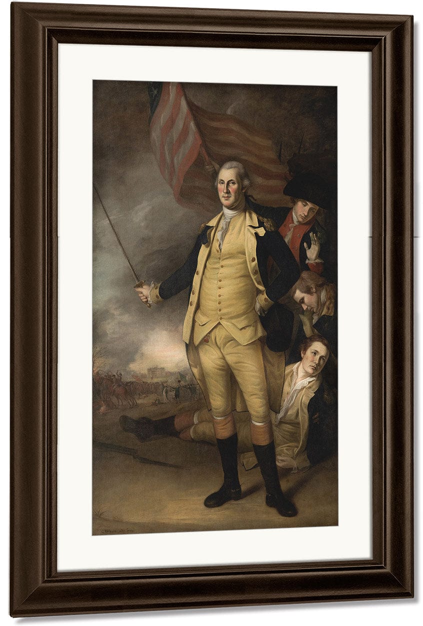George Washington At The Battle Of Princeton By Charles Willson Peale - Image 4