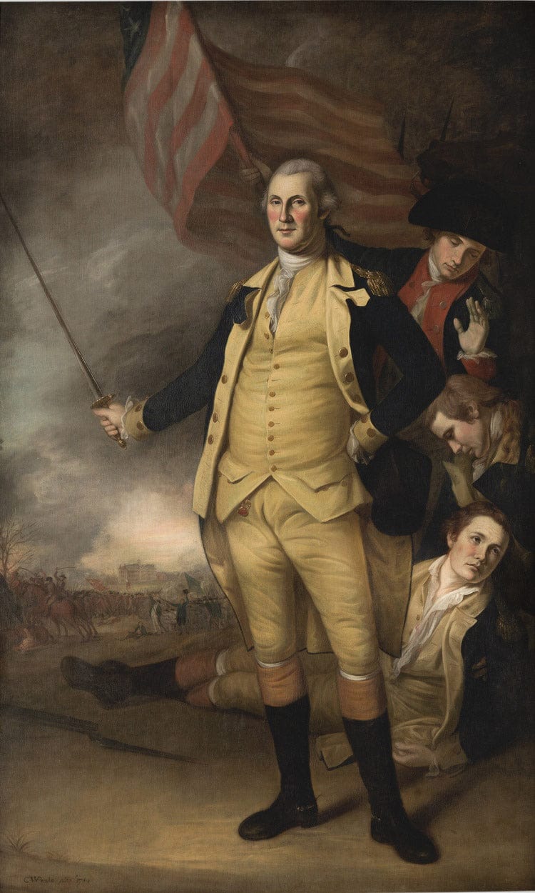 George Washington At The Battle Of Princeton By Charles Willson Peale - Image 6