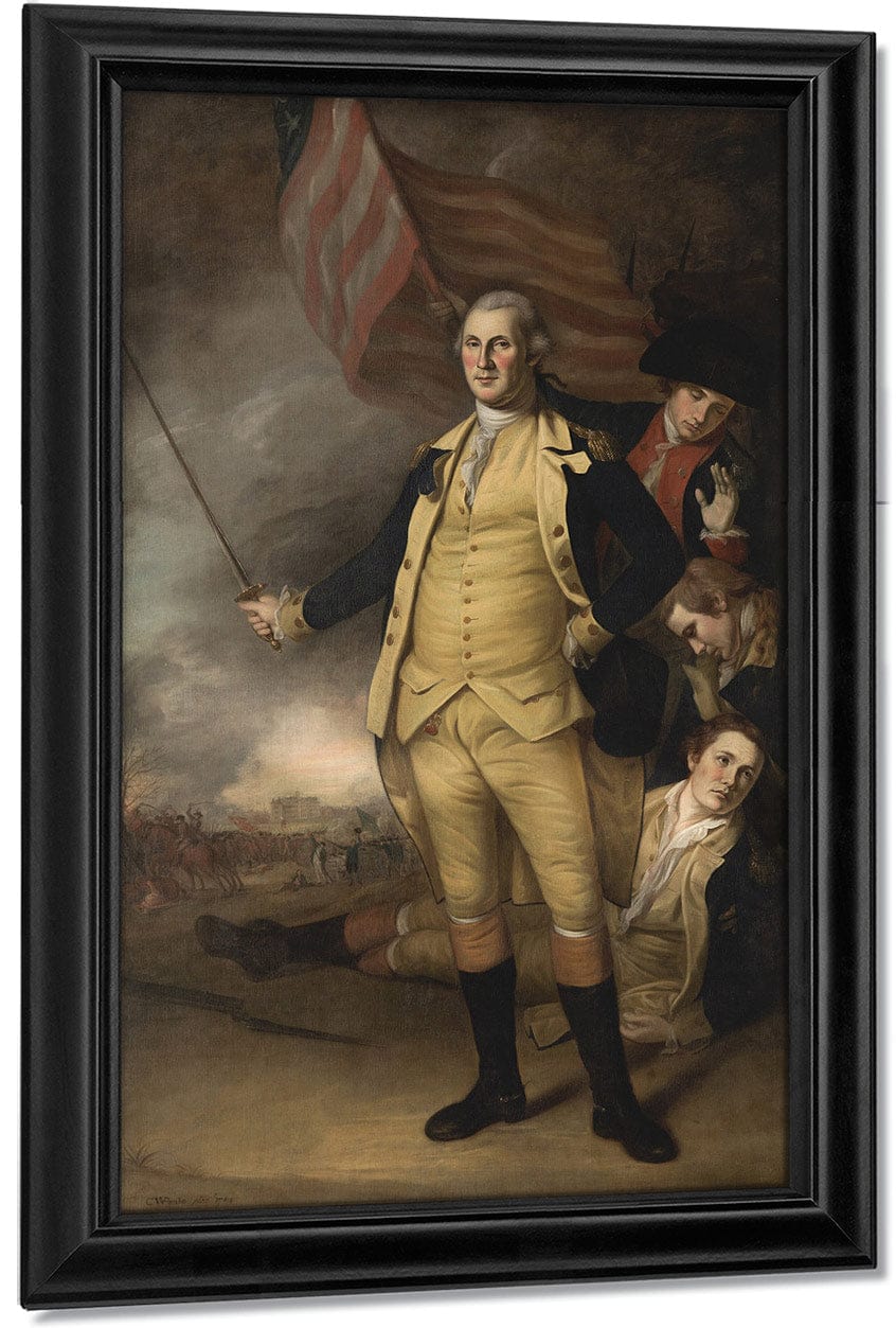 George Washington At The Battle Of Princeton By Charles Willson Peale - Image 7
