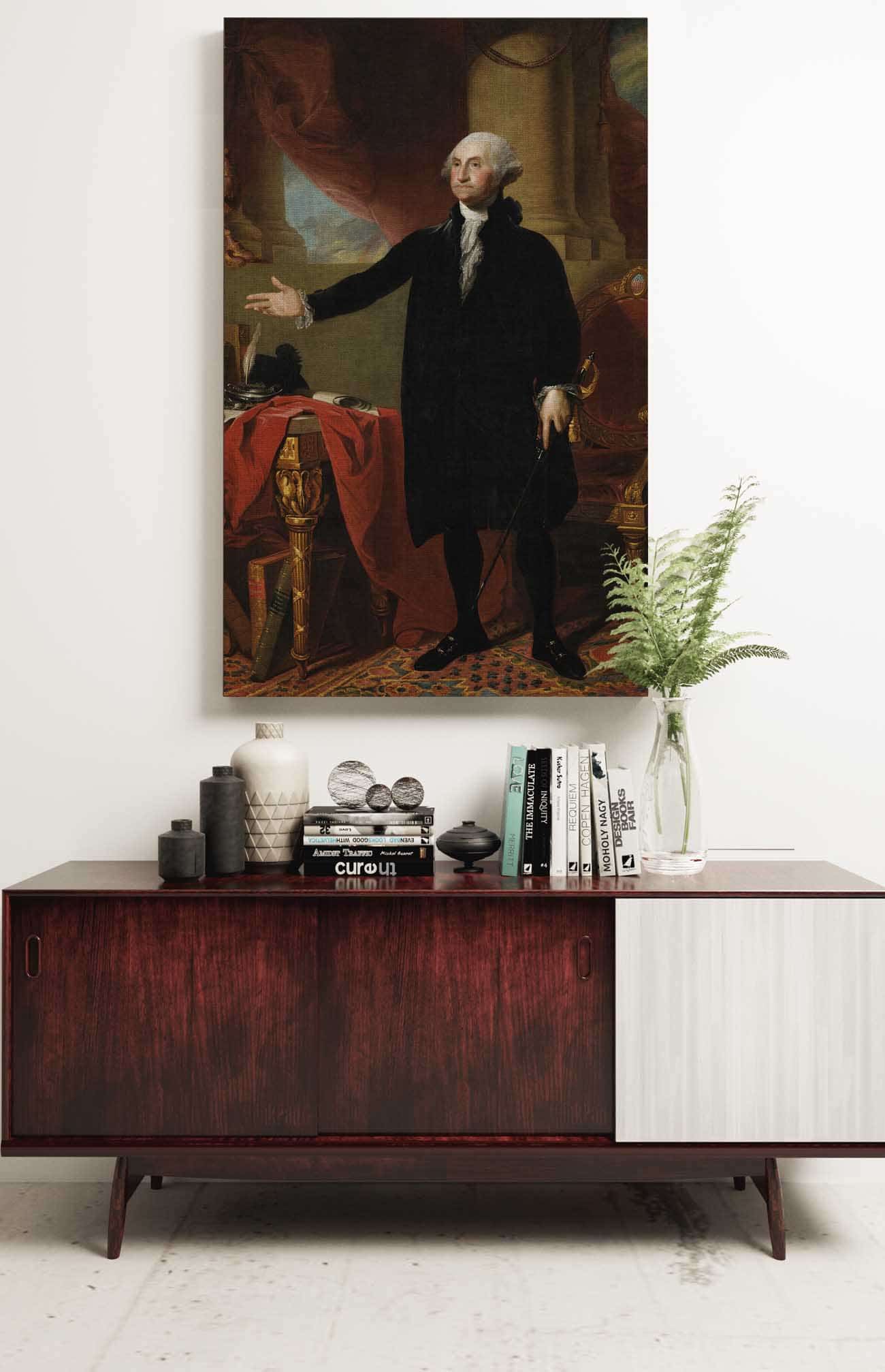 George Washington by Gilbert Stuart - Image 2