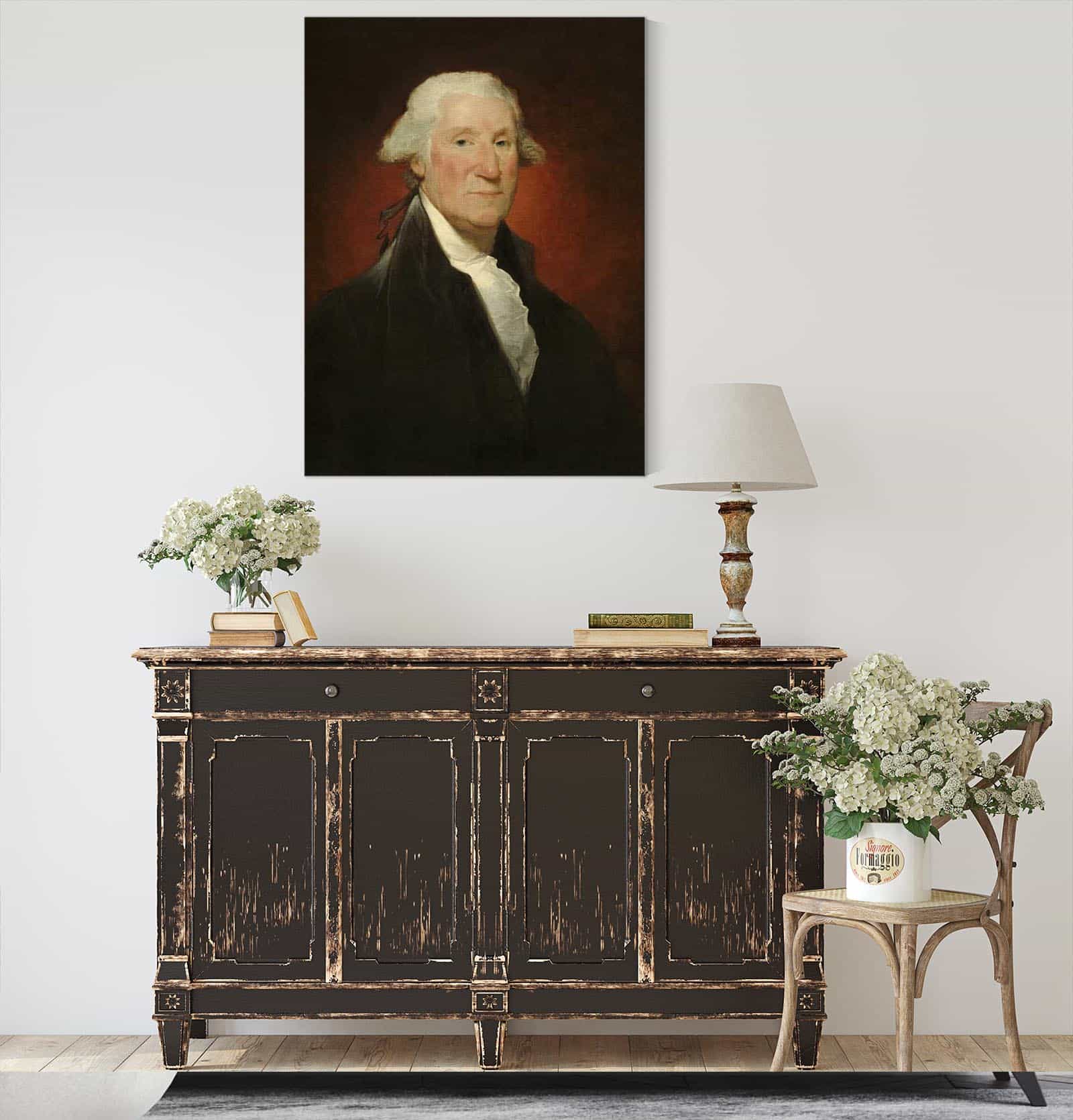 George Washington Vaughan Portrait by Gilbert Stuart - Image 4