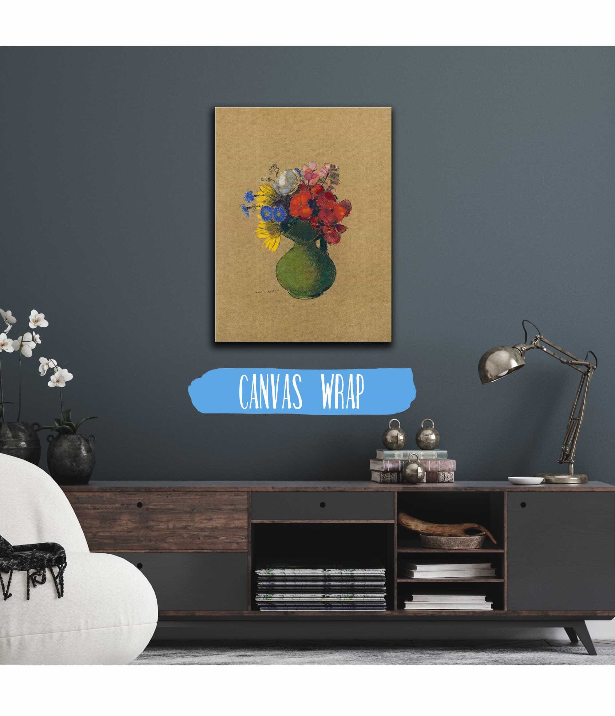 Geraniums Et Fleurs Des Champs by Odilon Redon - Image 3