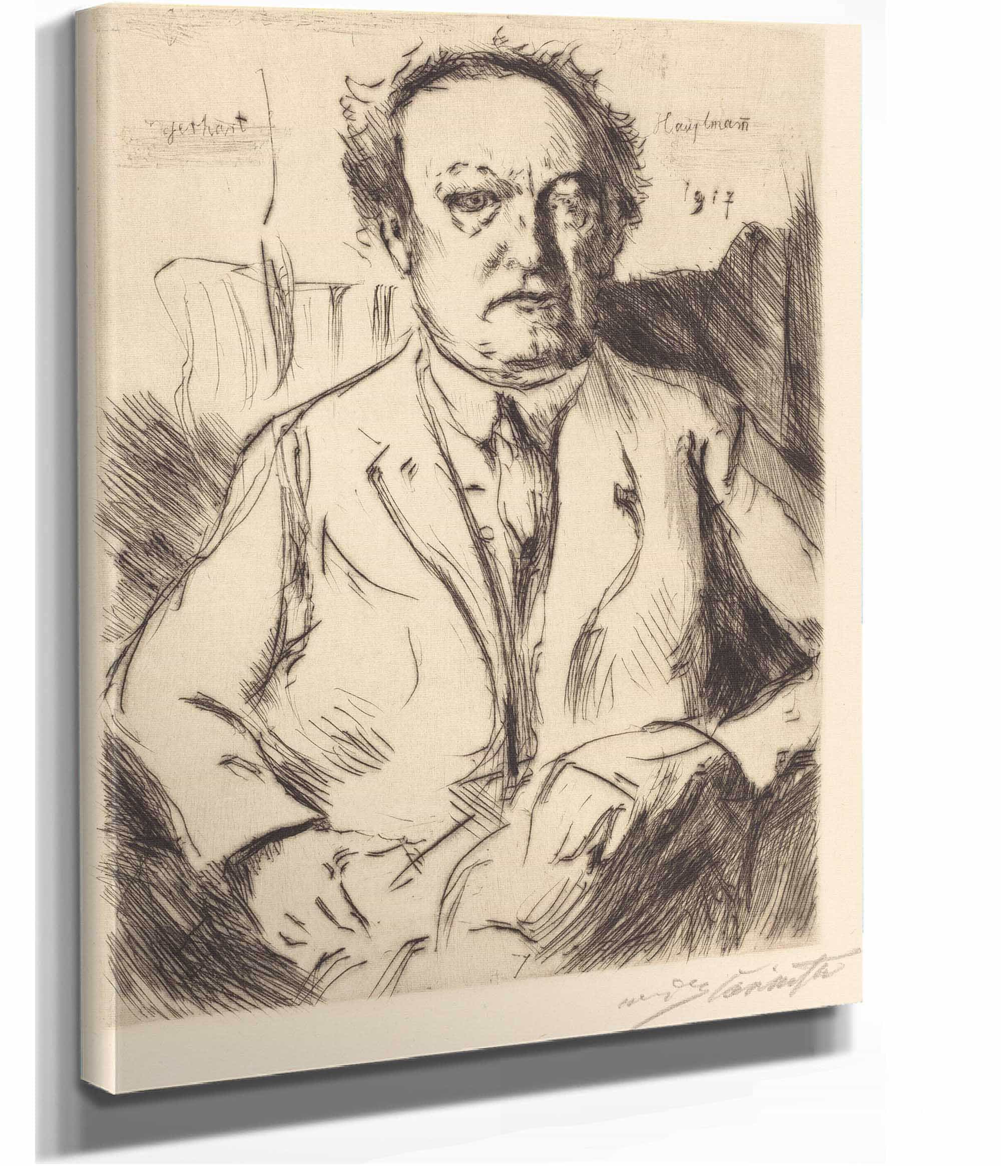 Gerhart Hauptmann by Lovis Corinth - Image 2