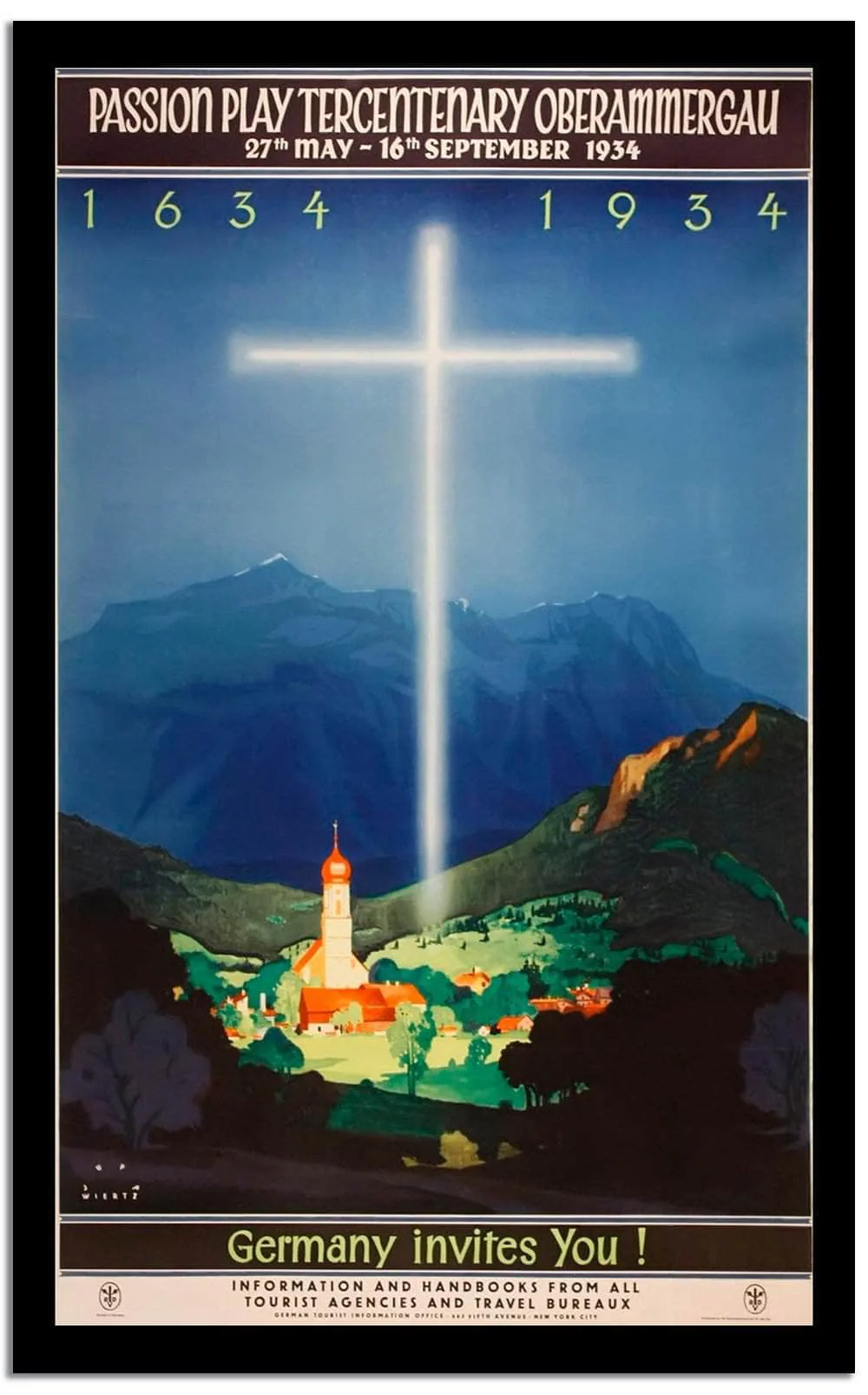 Germany Invites You Vintage Poster - Image 2