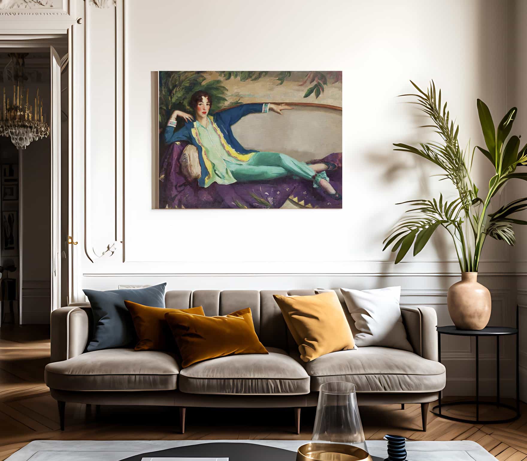 Gertrude Vanderbilt Whitney By Robert Henri - Image 3