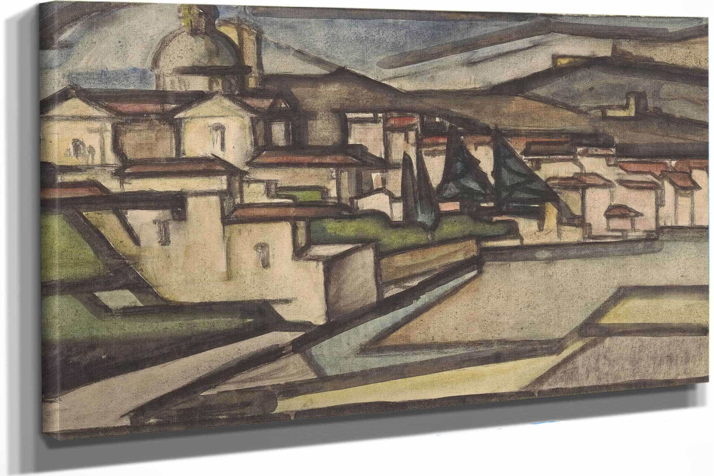 Gezicht Op Een Italiaanse Stad by Reijer Stolk