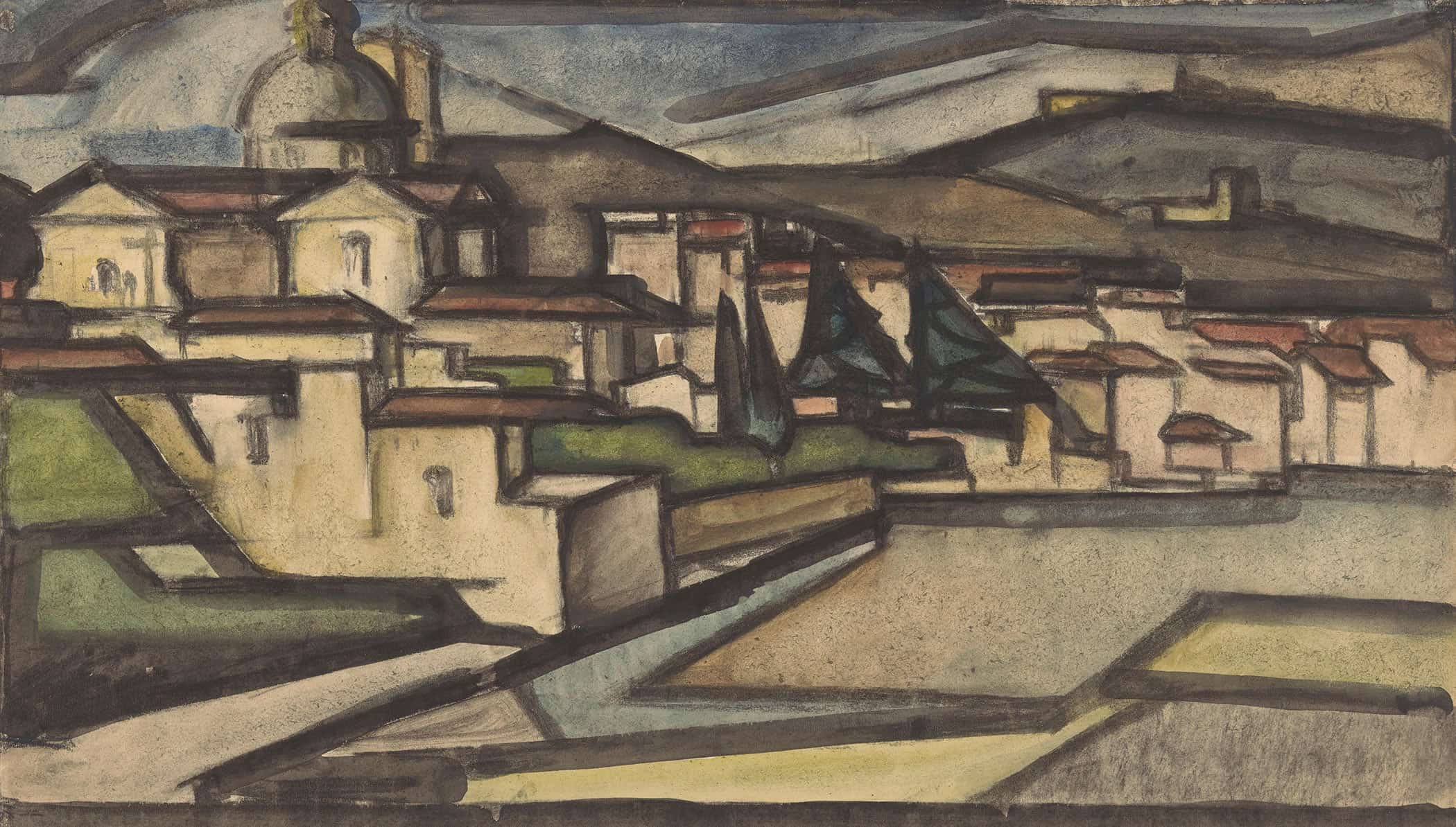 Gezicht Op Een Italiaanse Stad by Reijer Stolk - Image 2