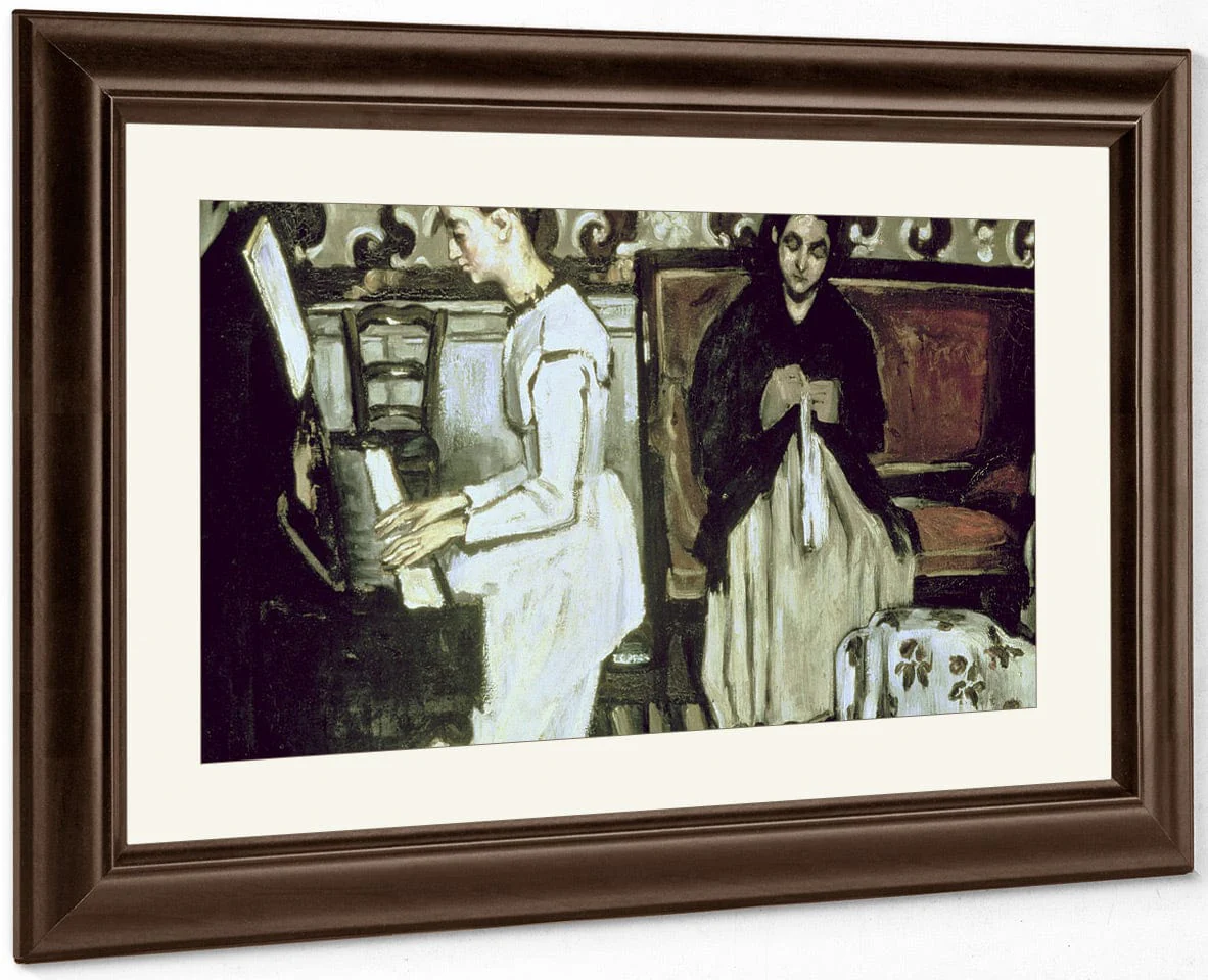 Girl At The Piano (Overture To Tannhauser) By Paul Cezanne - Image 3