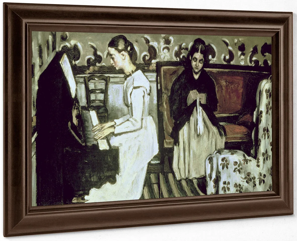 Girl At The Piano (Overture To Tannhauser) By Paul Cezanne - Image 4