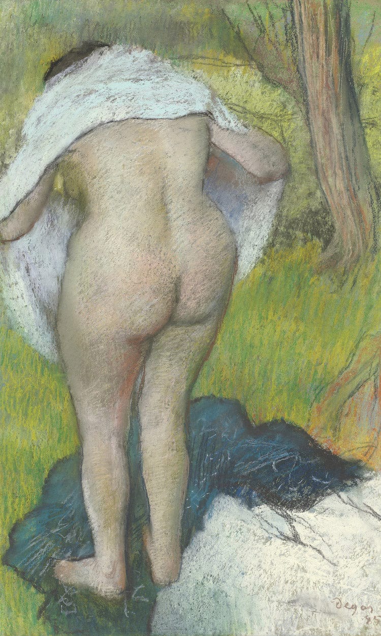 Girl Drying Herself By Edgar Degas - Image 6