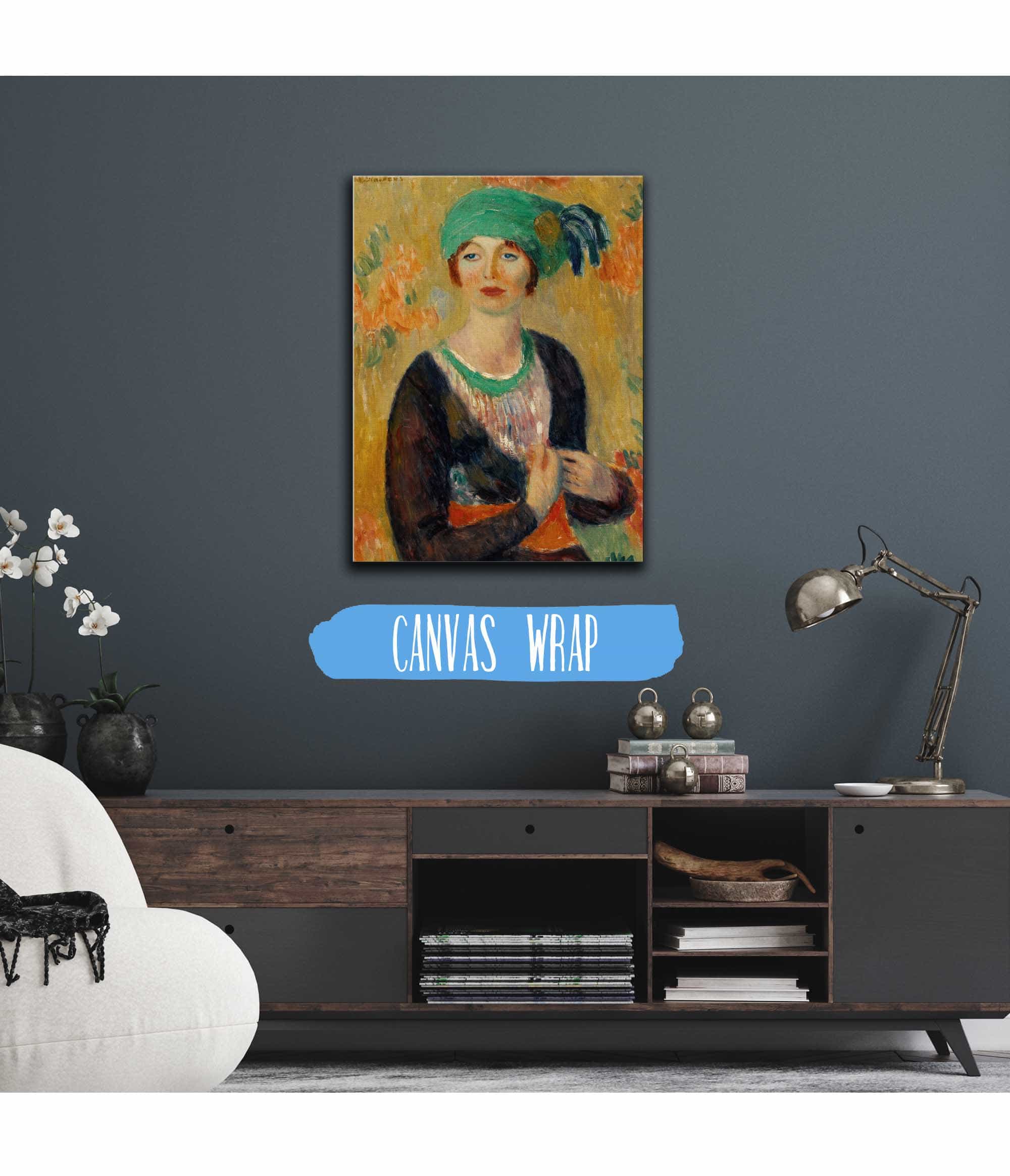 Girl In Green Turban by William James Glackens - Image 3