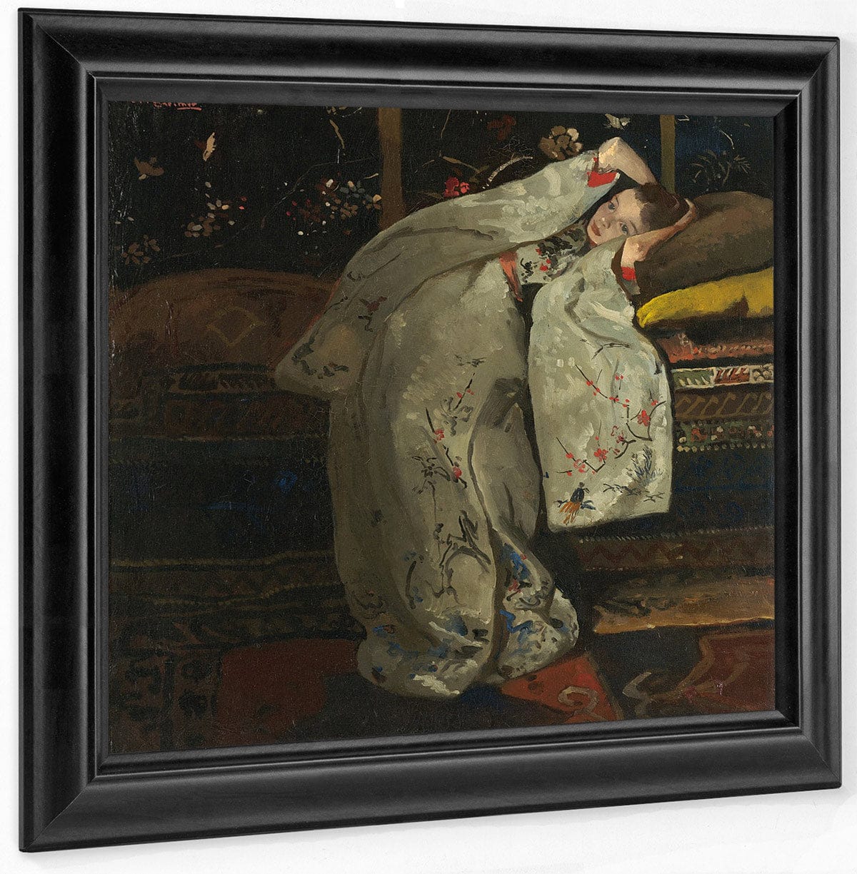 Girl In White Kimono By George Hendrik Breitner - Image 6
