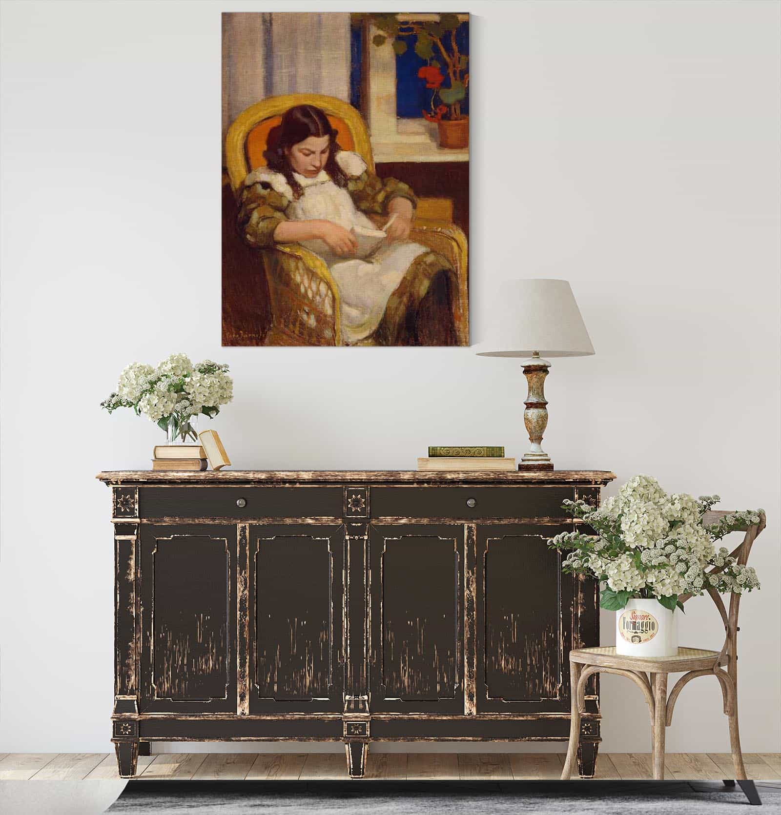 Girl Reading by Eero Jarnefelt - Image 4