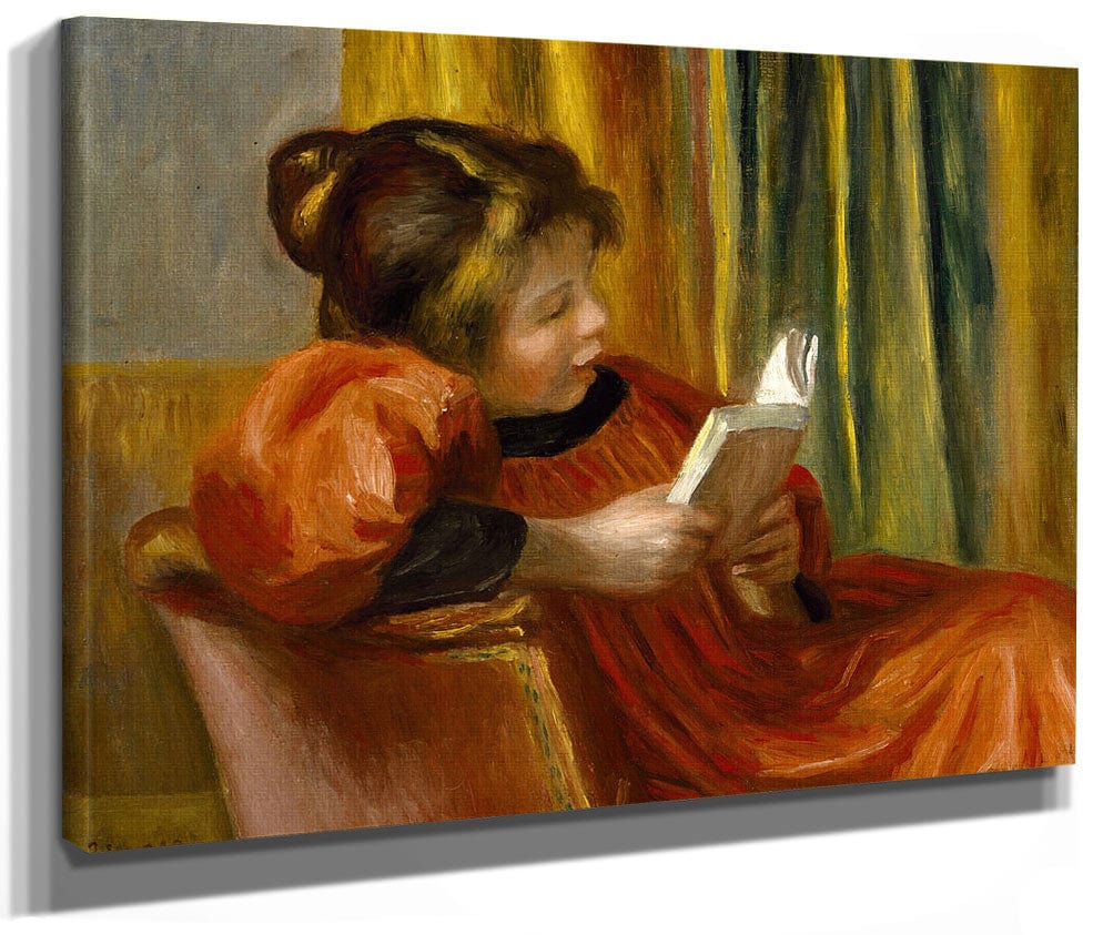 Girl Reading, C. 1890 By Pierre Auguste Renoir