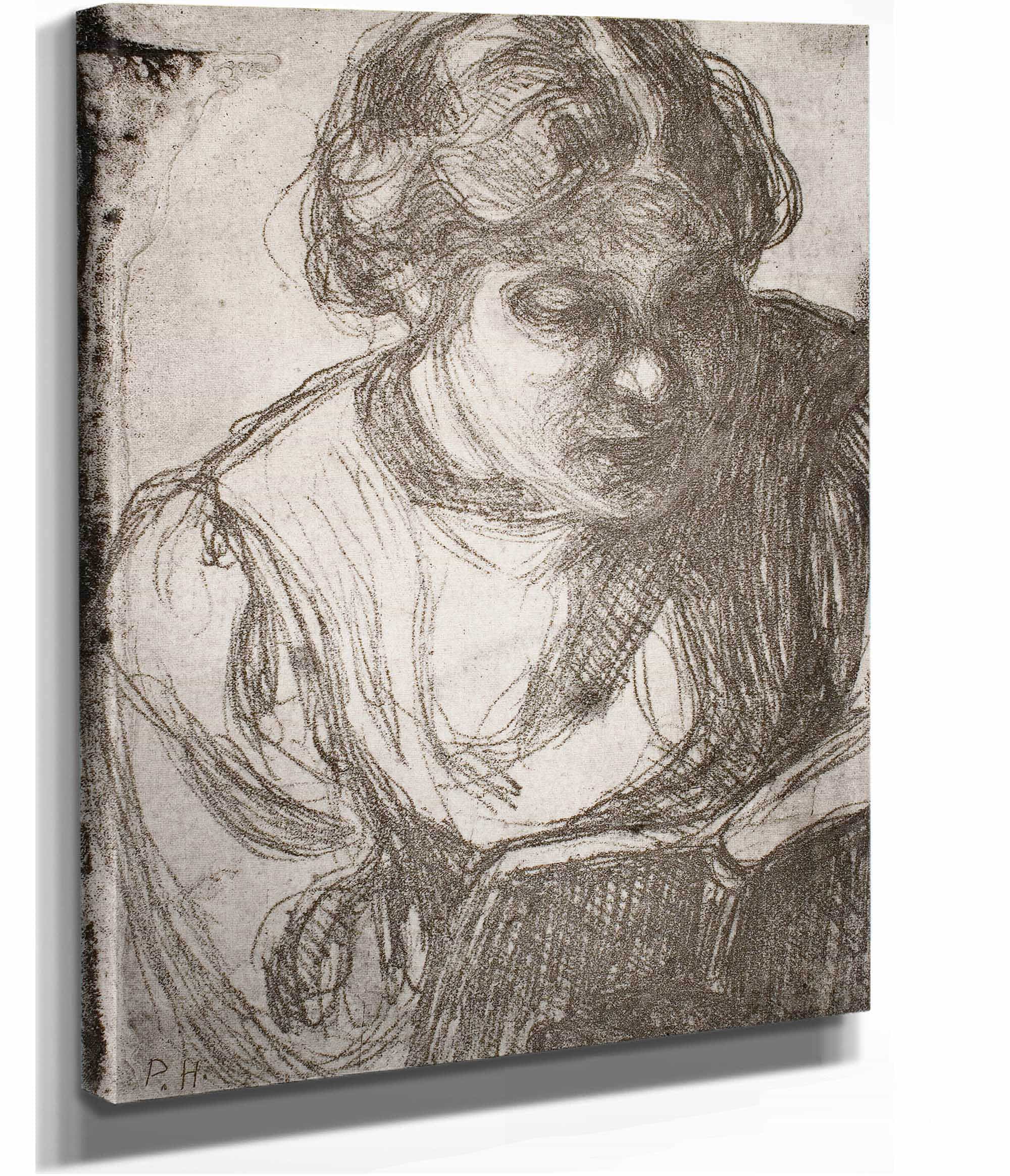 Girl Reading Hilda Tamminen by Pekka Halonen - Image 2