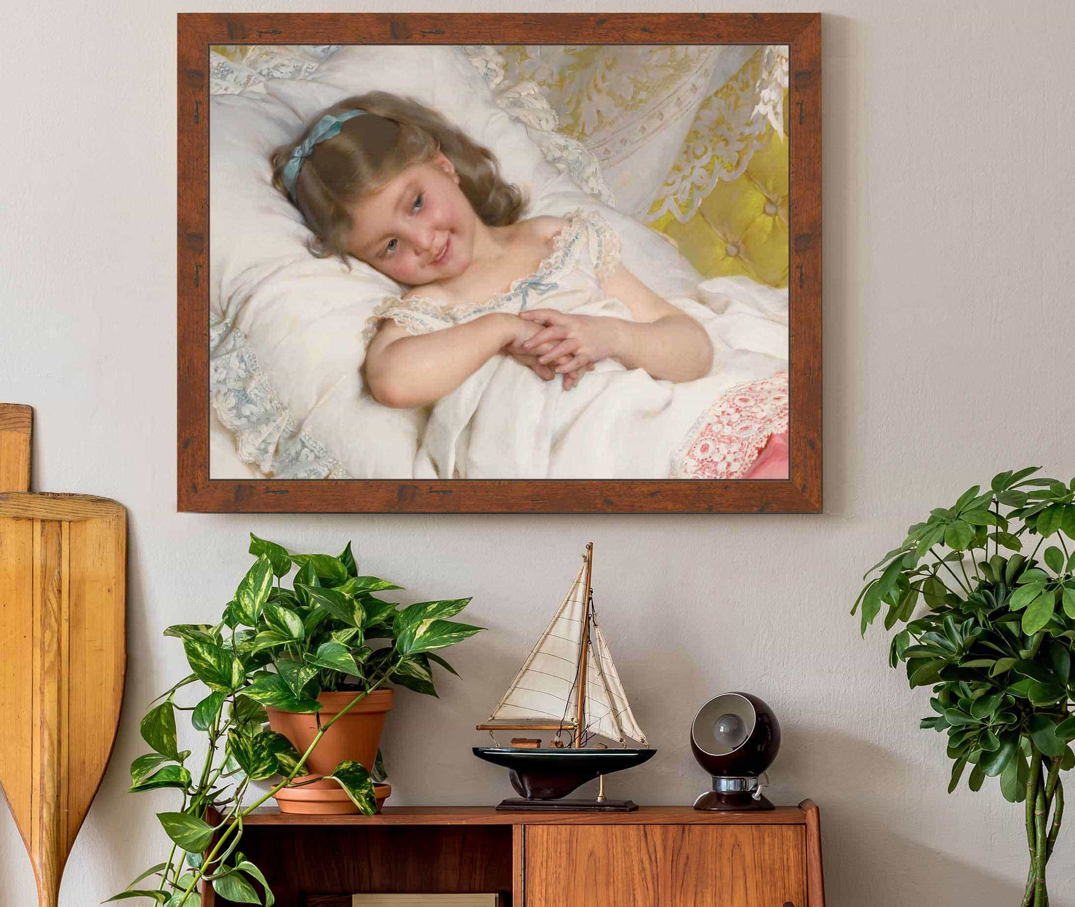 Girl Resting by Emile Munier - Image 3