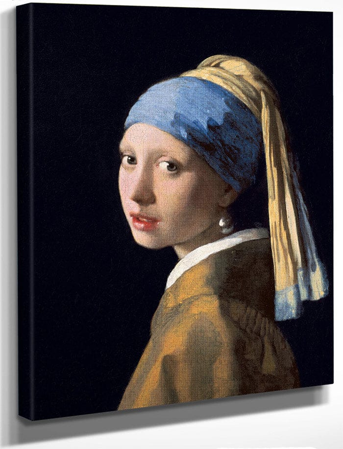 Girl With A Pearl Earring 1665 By Johannes Vermeer