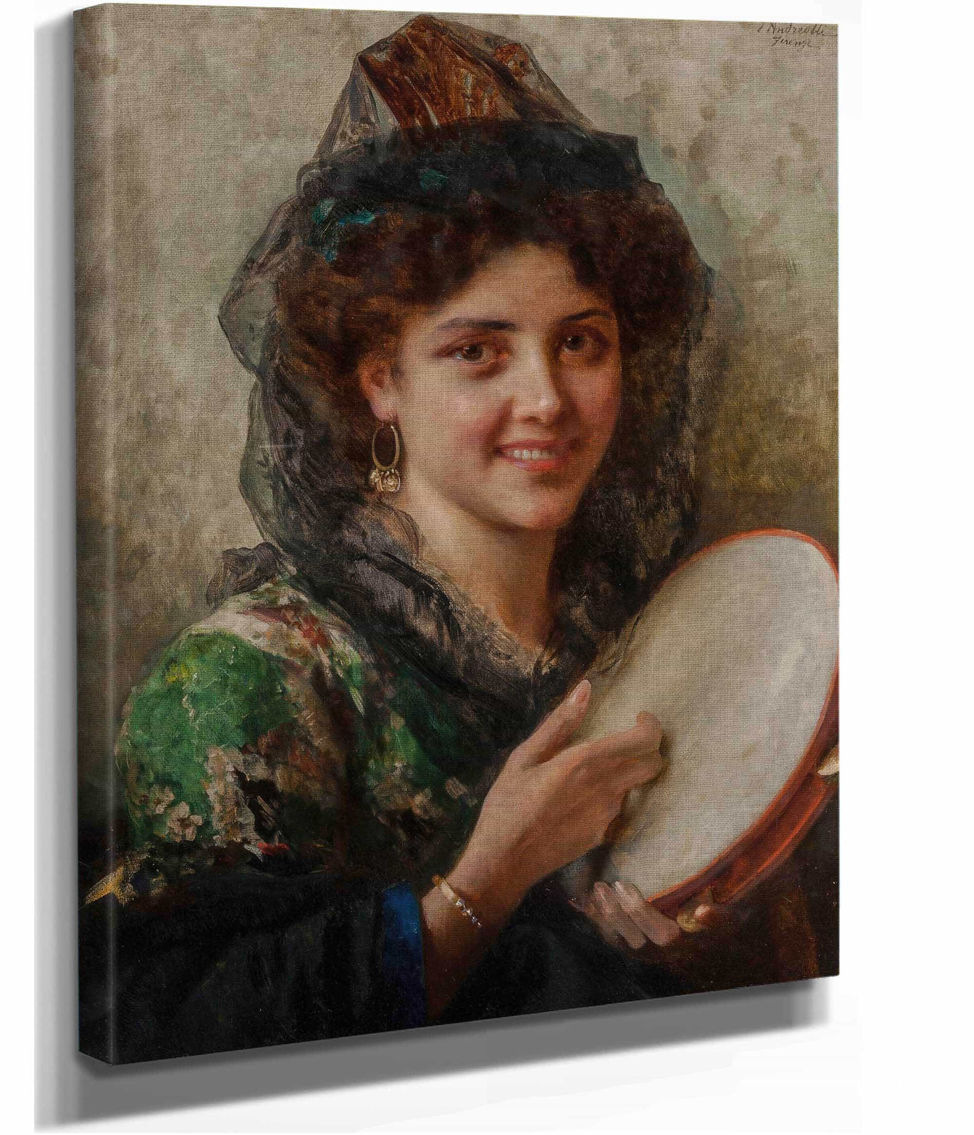 Girl With A Tambourine by Federico Andreotti - Image 2