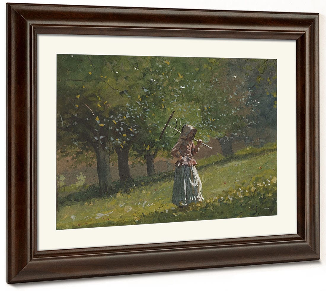 Girl With Hay Rake By Winslow Homer - Image 5
