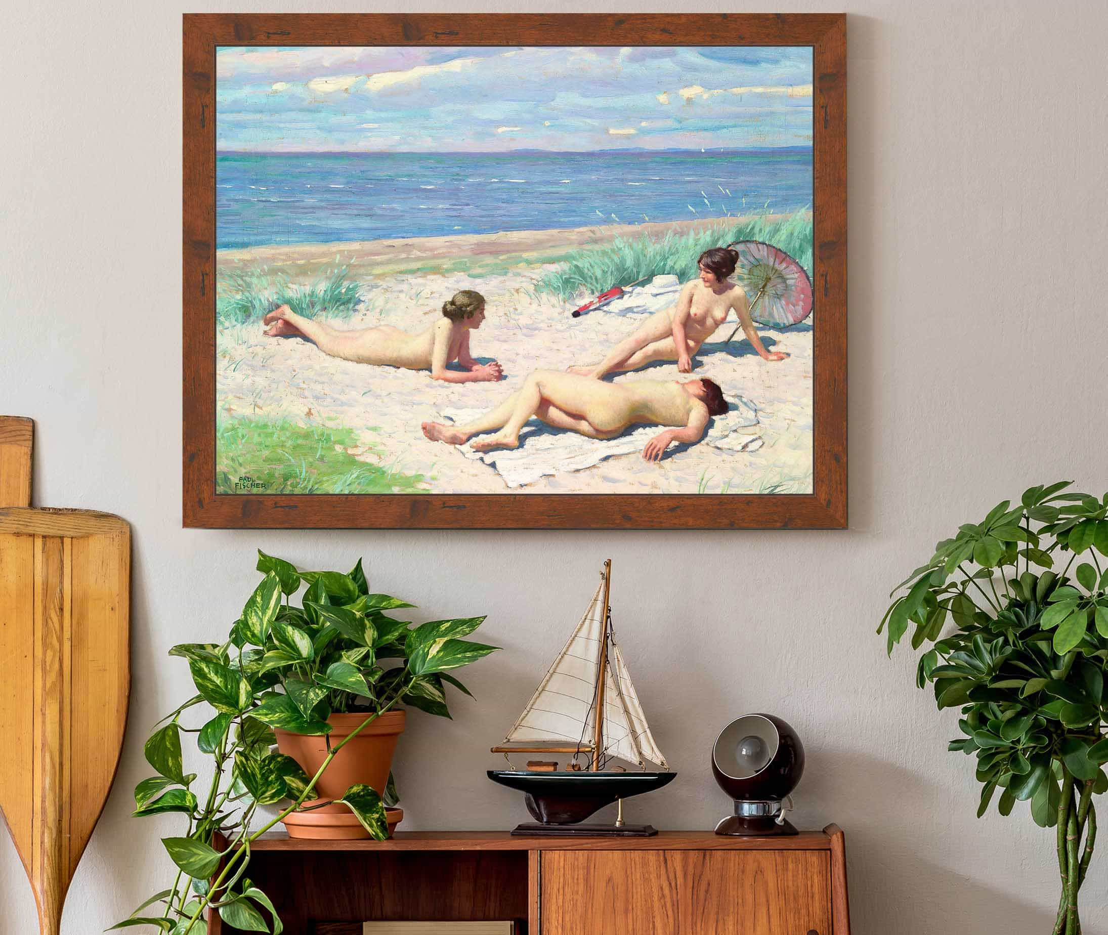 Girls On The Beach by Paul Fischer - Image 3