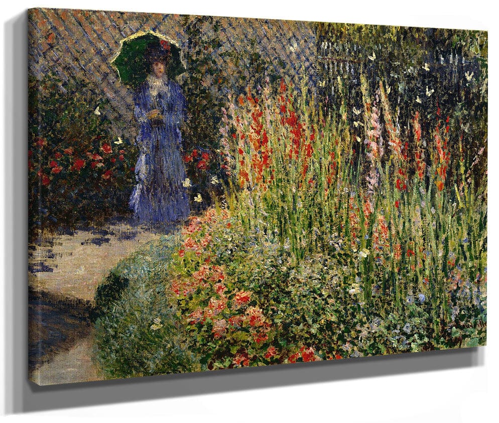 Gladioli By Claude Monet