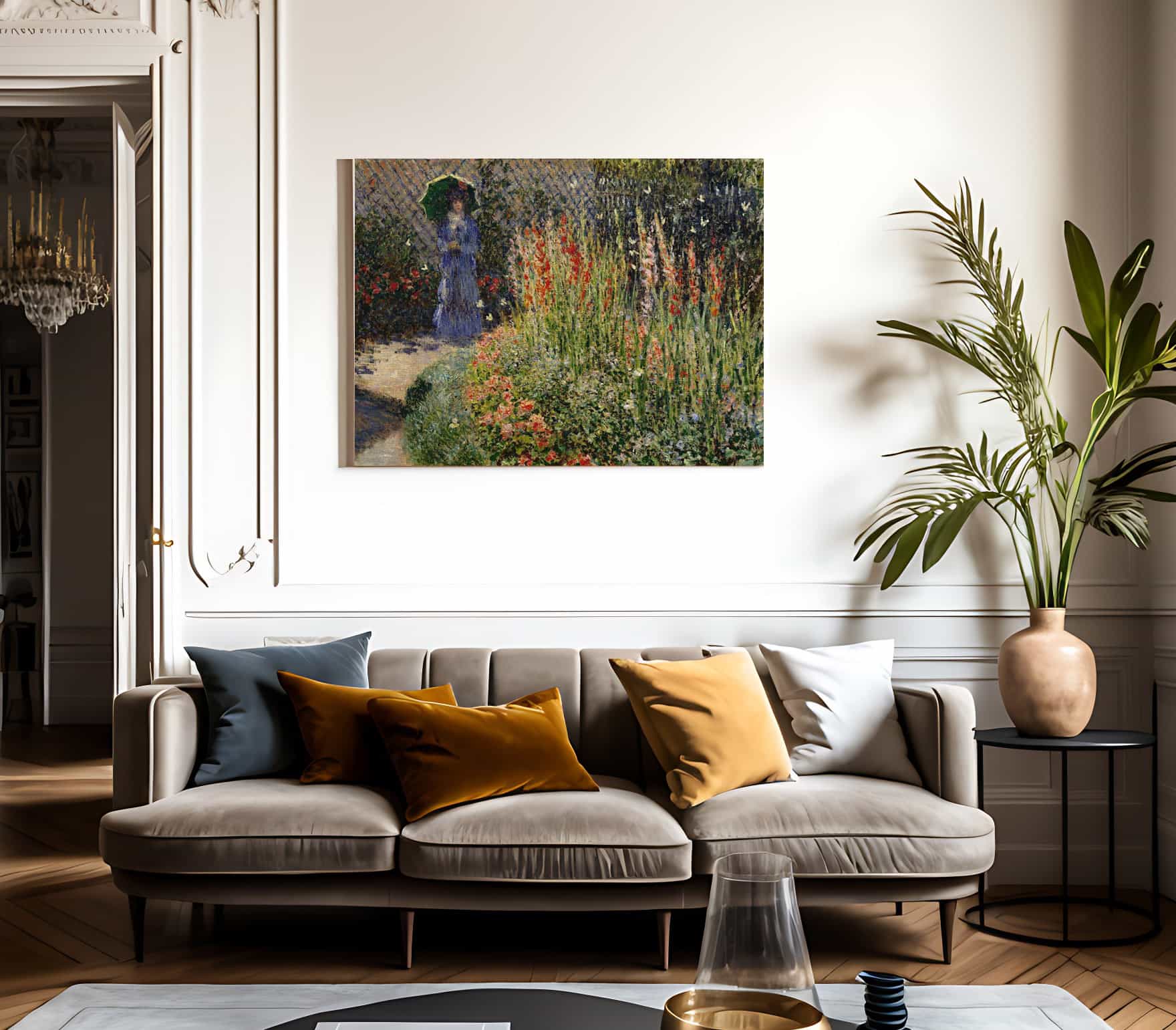 Gladioli By Claude Monet - Image 3