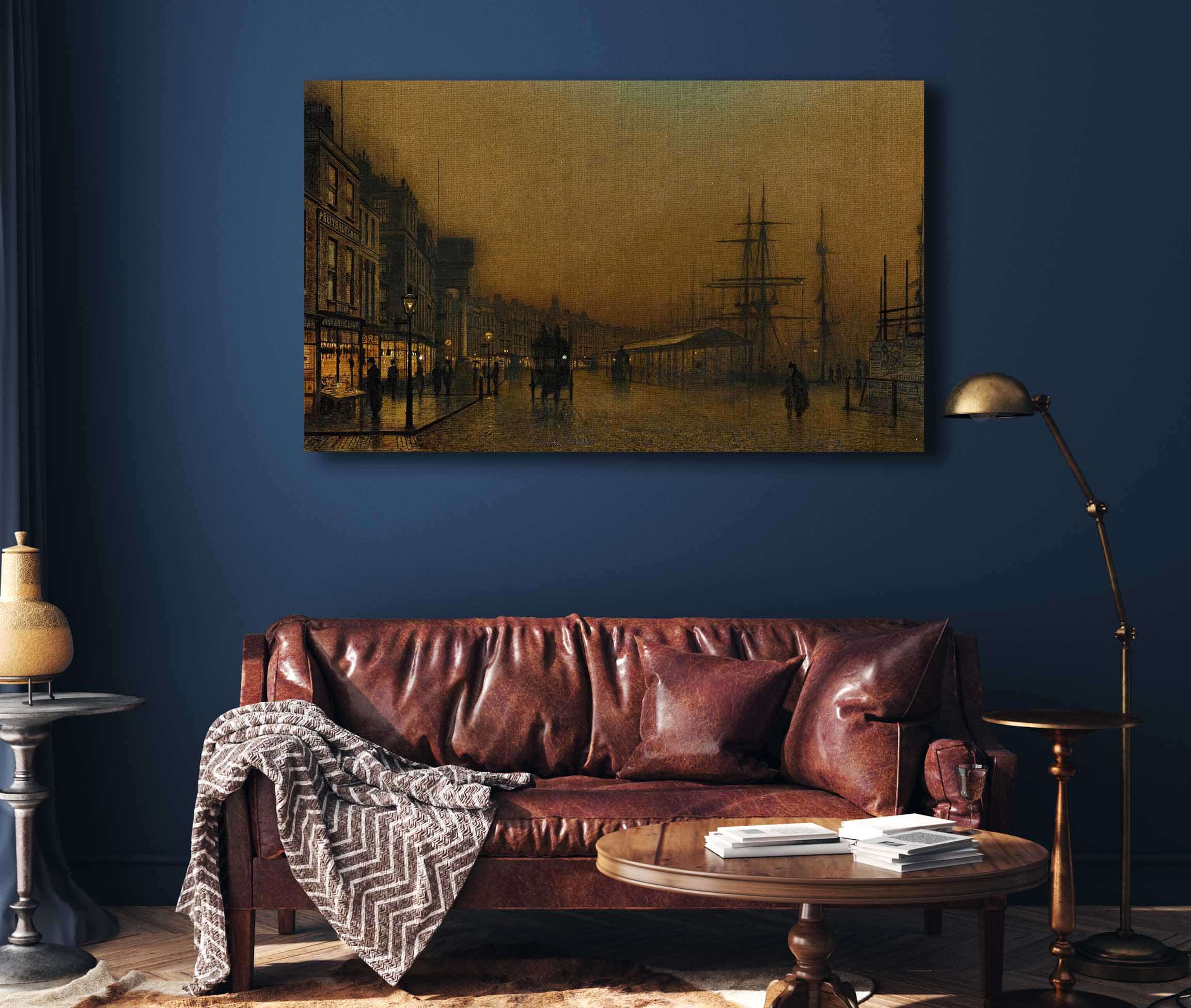 Glasgow by John Atkinson Grimshaw - Image 4