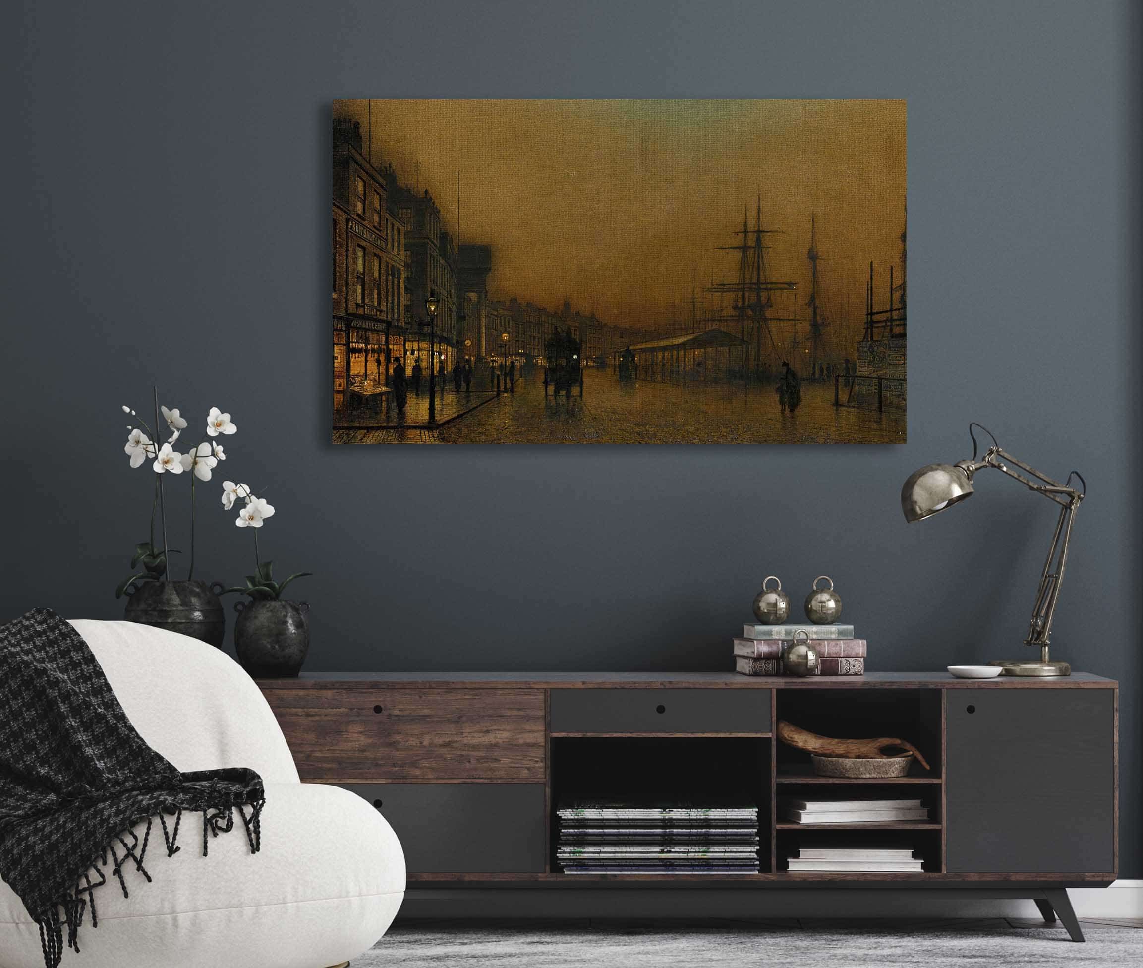 Glasgow by John Atkinson Grimshaw - Image 5
