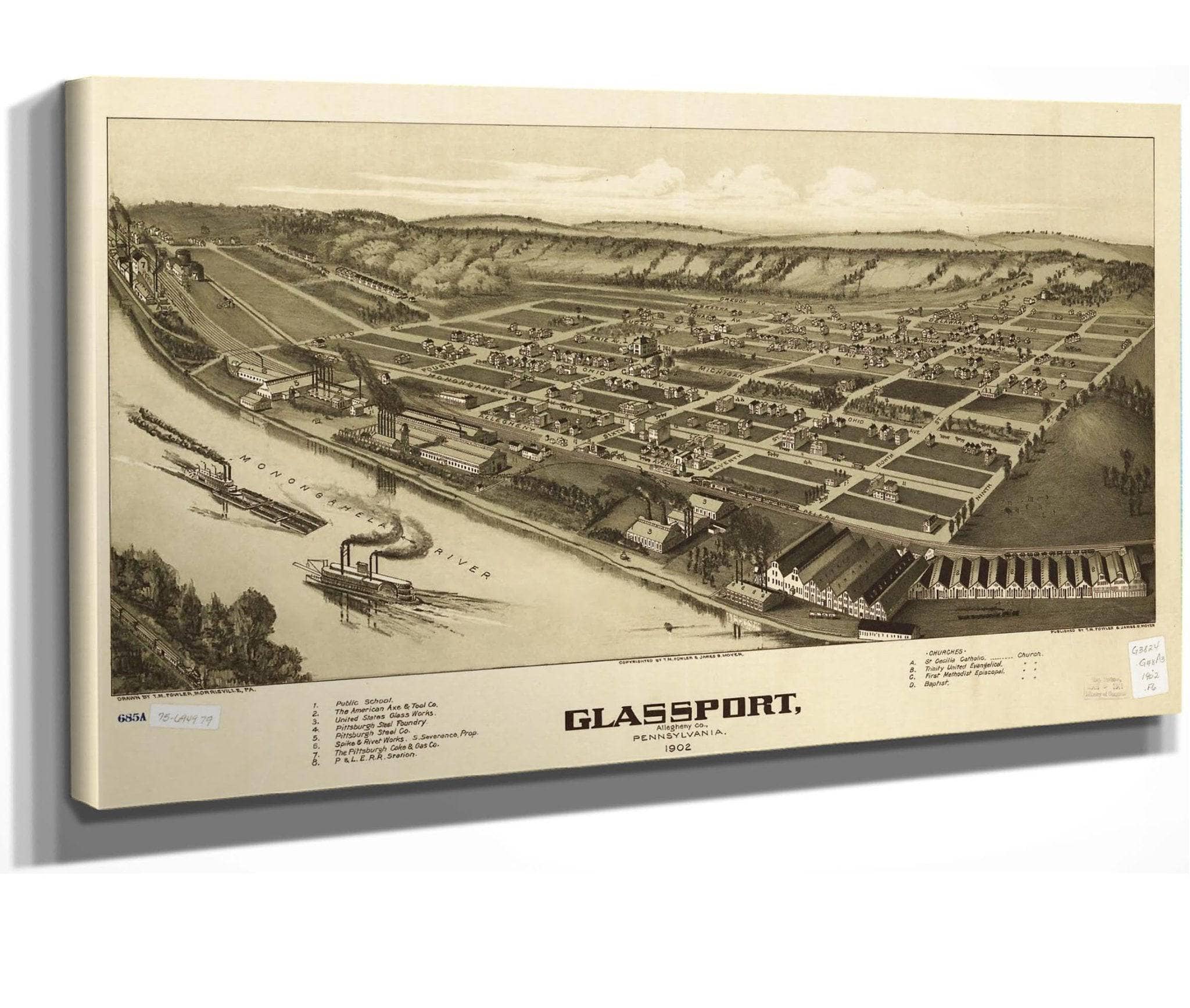 Glassport Allegheny Co Pennsylvania 1902 State Of Pennsylvania