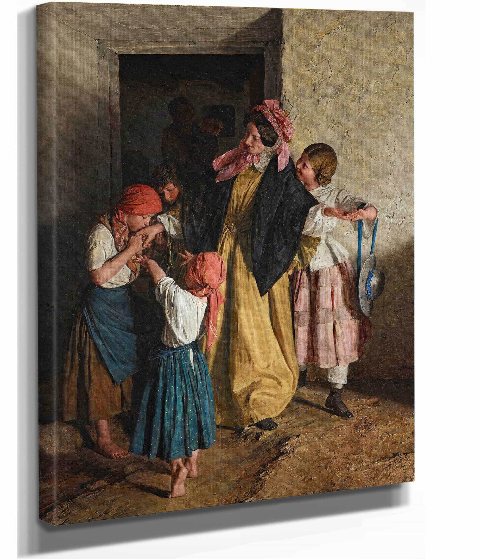 Godmothers Farewell After Confirmation by Ferdinand Georg Waldmuller - Image 2