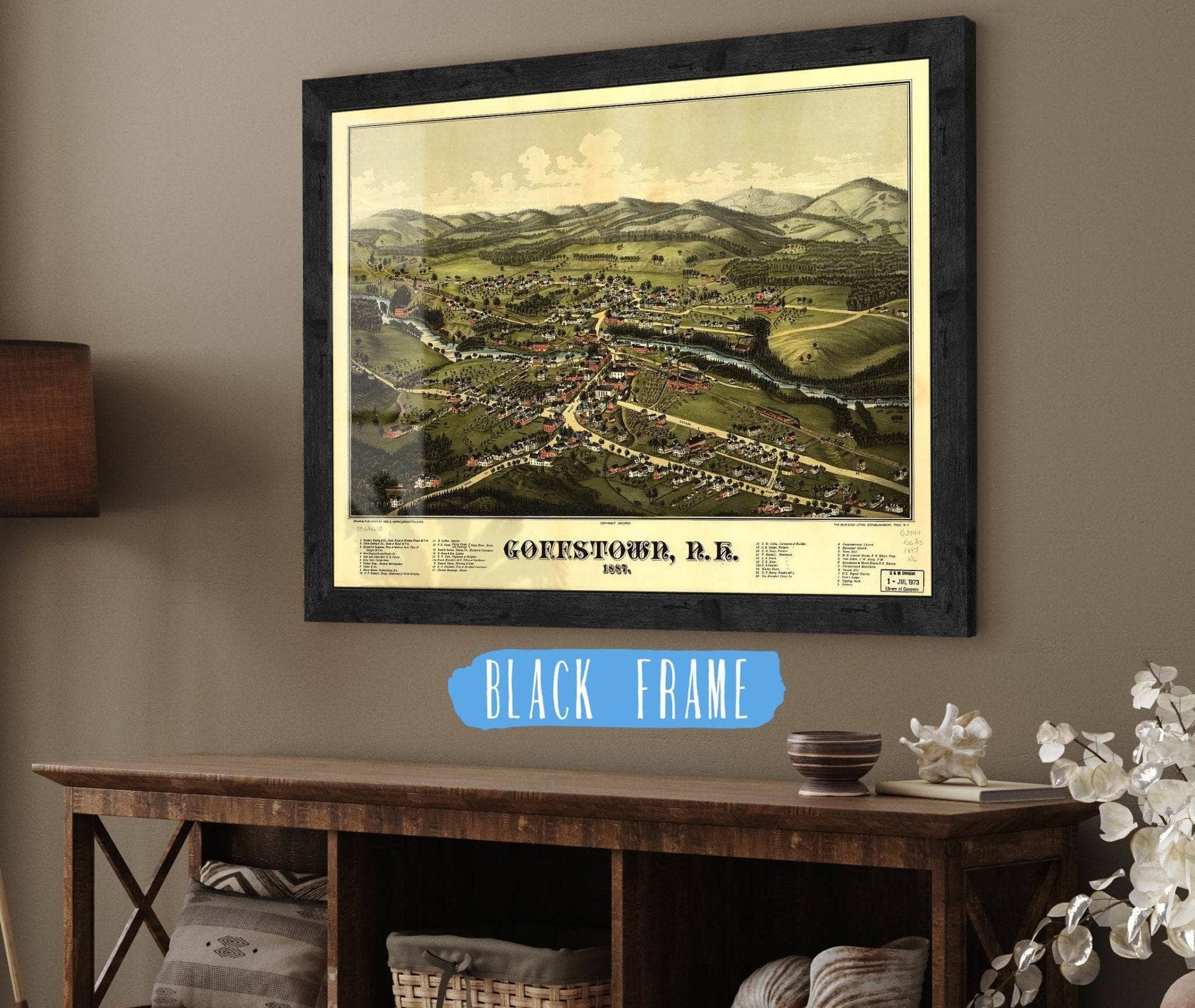 Goffstown Nh 1887 State of New Hampshire - Image 2