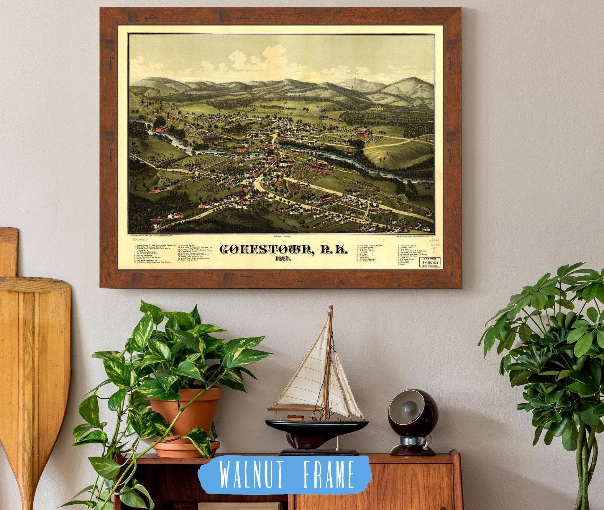 Goffstown Nh 1887 State of New Hampshire - Image 4