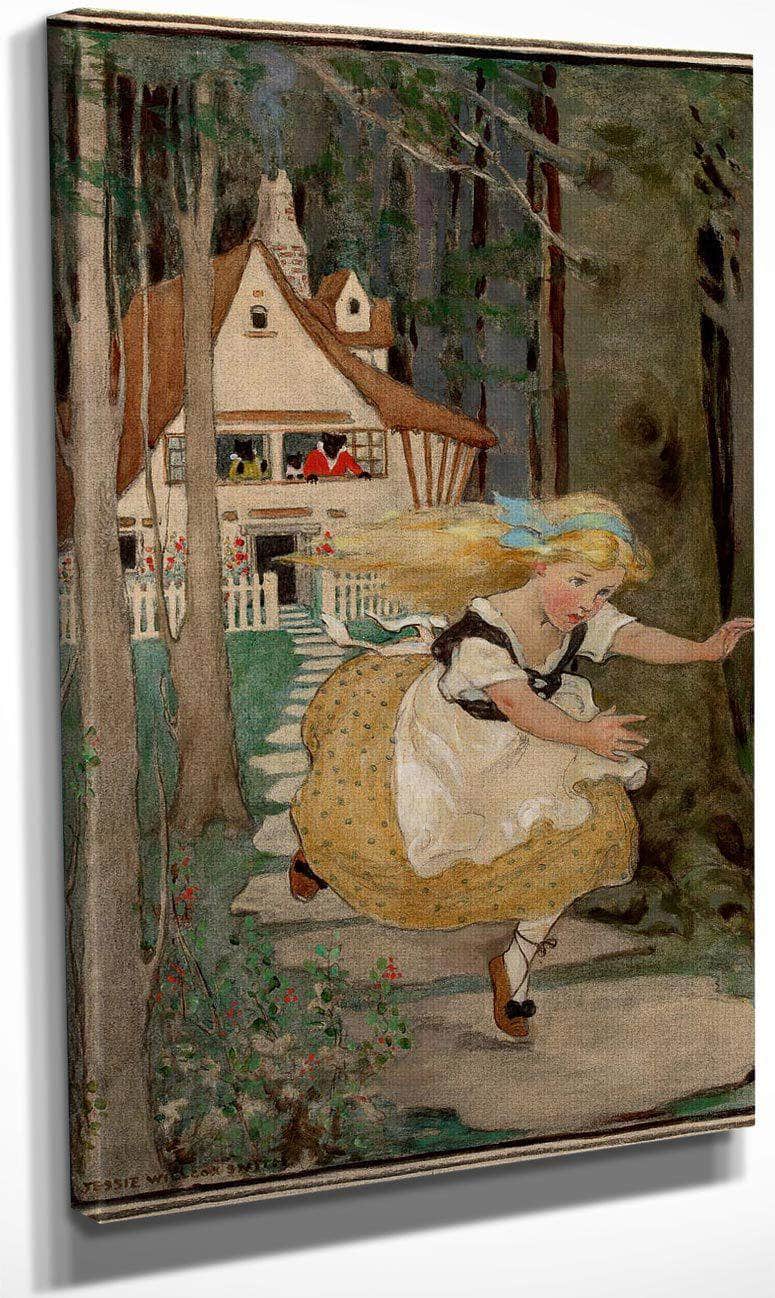 Goldilocks And The Three Bears Swifts Premium Soap Products Calendar Illustration 1916 By Jessie Willcox Smith